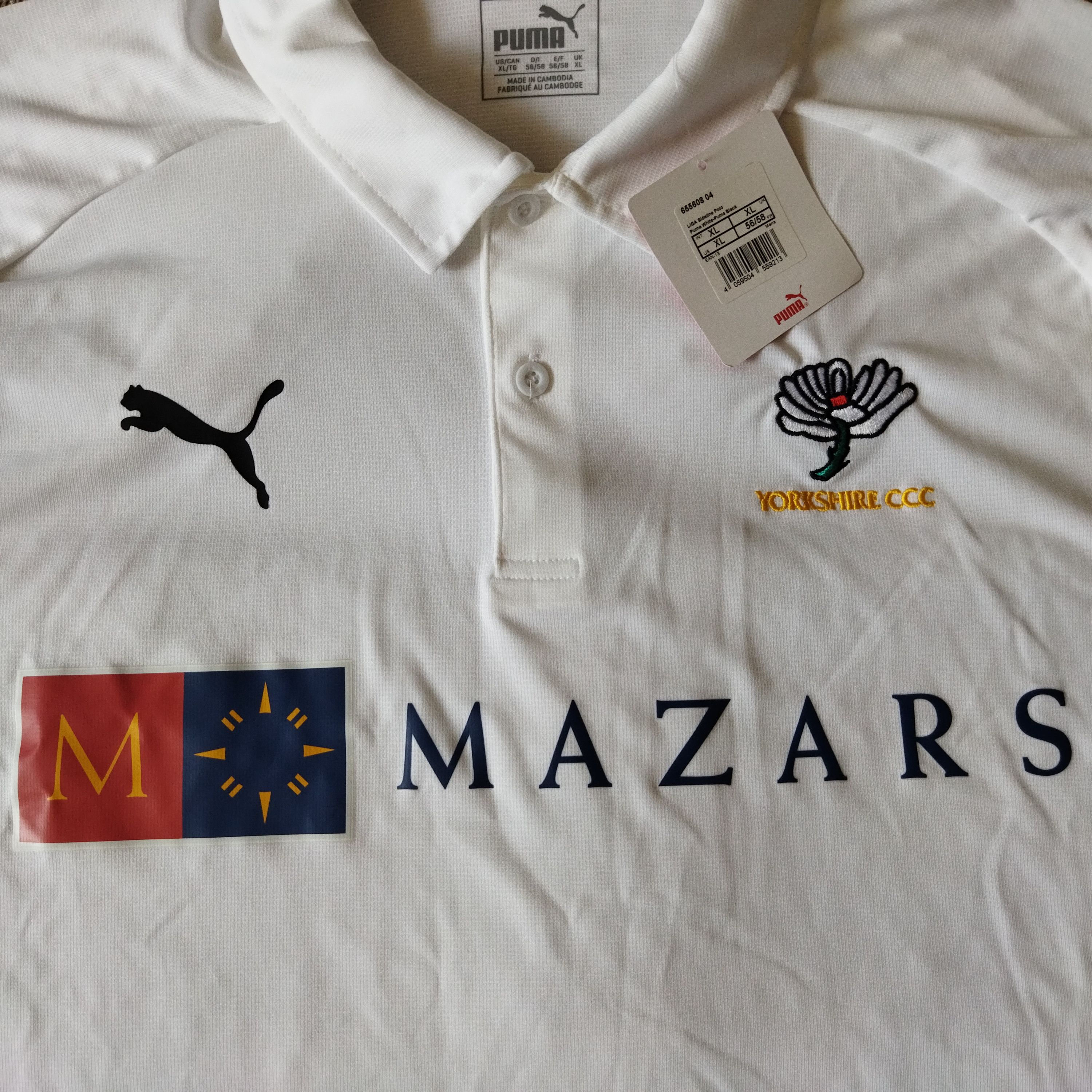 Puma 2019 Yorkshire County Championship Shirt Jersey Size XL Size US XL / EU 56 / 4 - 7 Thumbnail