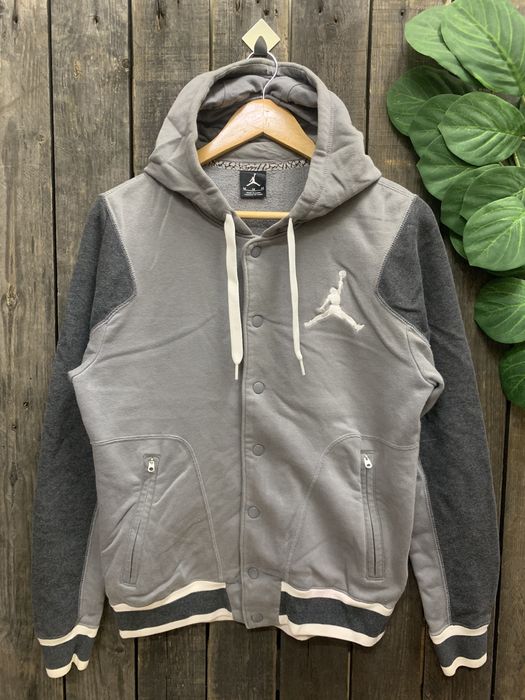 Jordan button up outlet hoodie