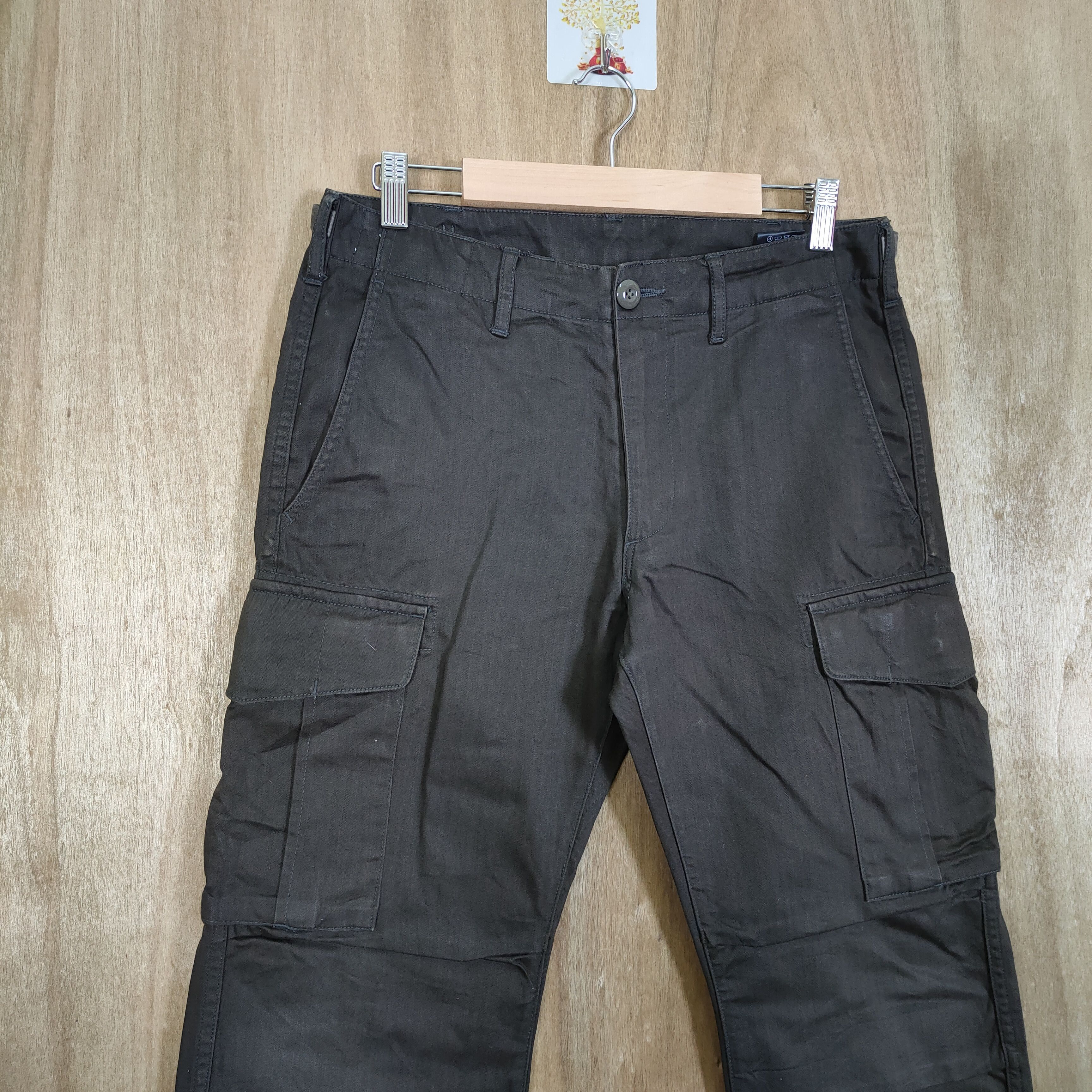 Japanese Brand JAPANESE BRAND DARK BROWN CARGO PANTS Size US 30 / EU 46 - 2 Thumbnail