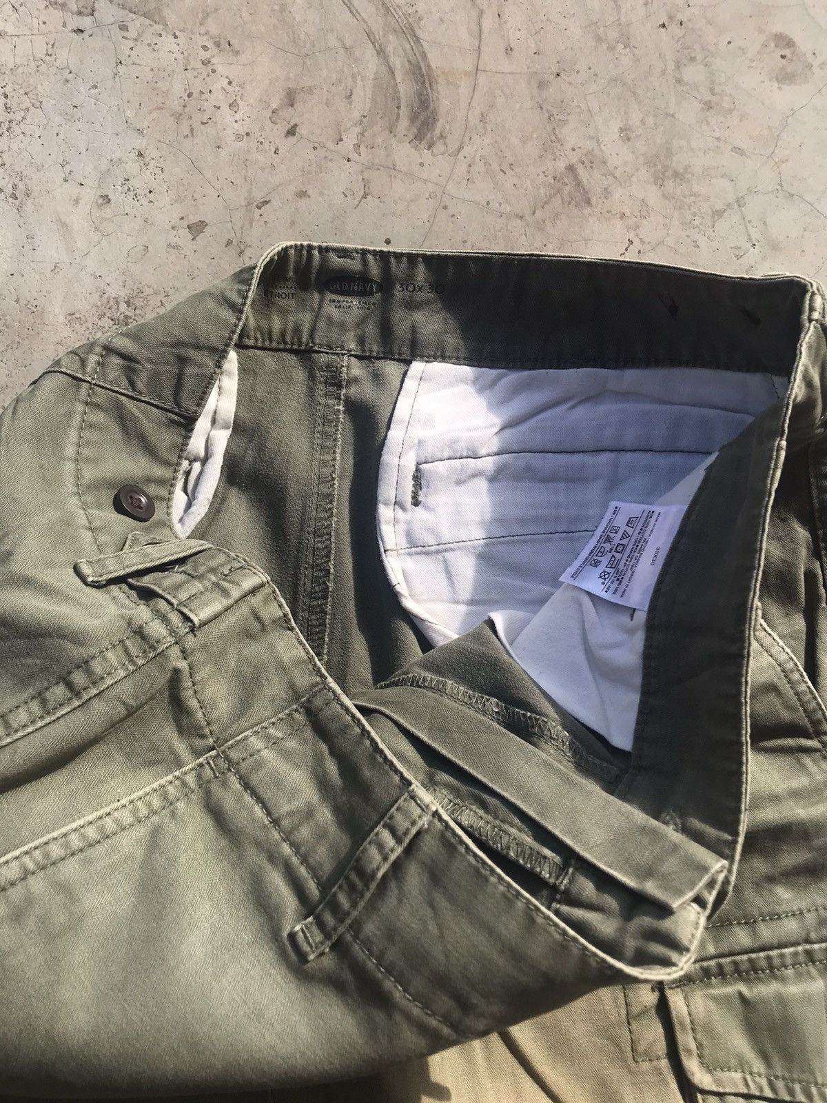 Japanese Brand Olive Old Navy Utility Cargo Pants W32 Size US 32 / EU 48 - 7 Thumbnail