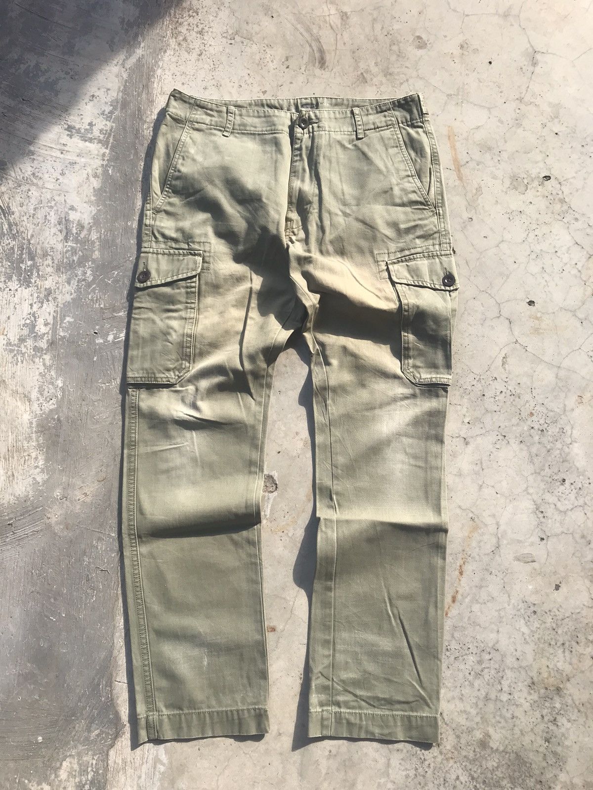 Japanese Brand Olive Old Navy Utility Cargo Pants W32 Size US 32 / EU 48 - 1 Thumbnail