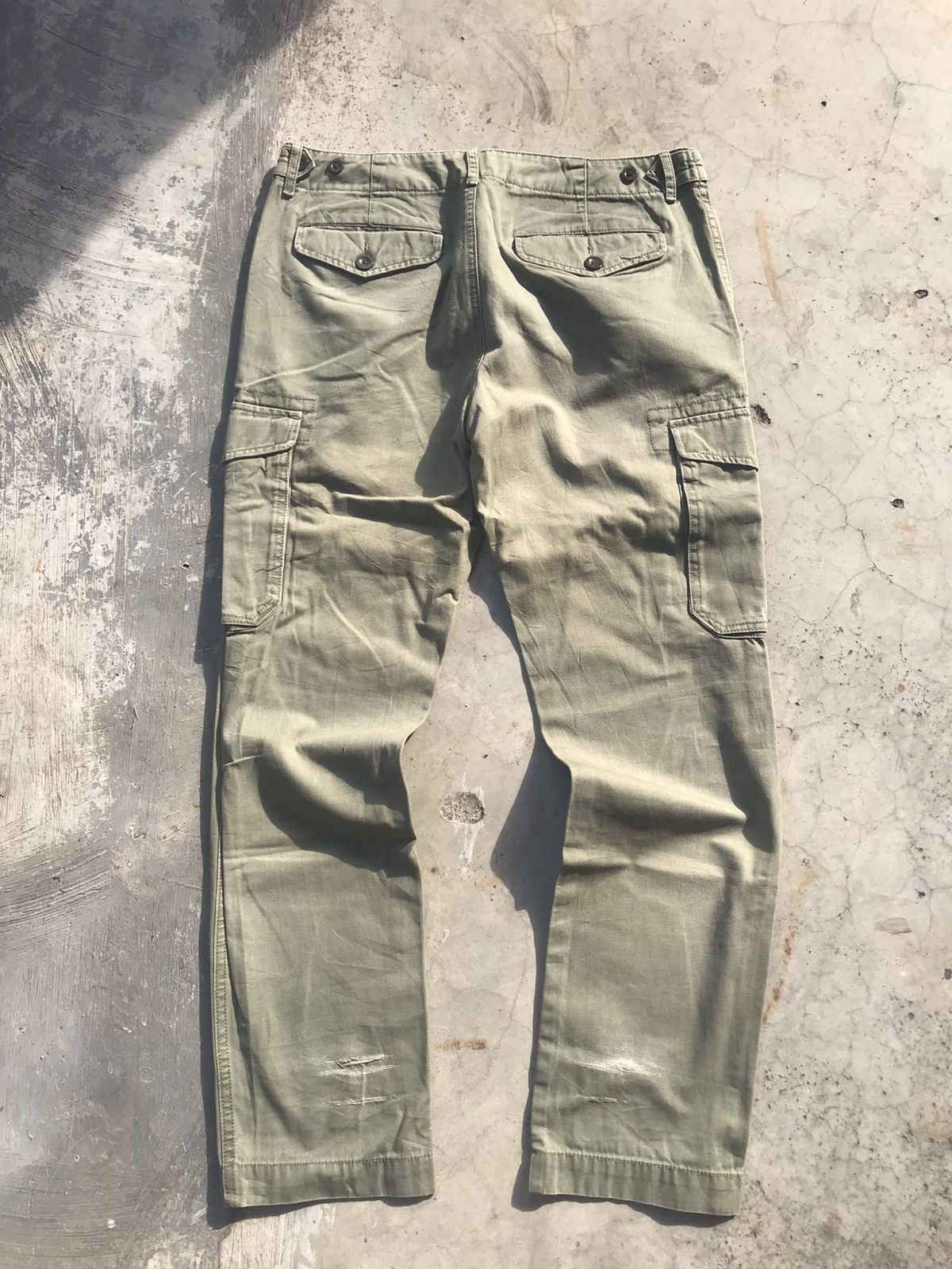 Japanese Brand Olive Old Navy Utility Cargo Pants W32 Size US 32 / EU 48 - 2 Thumbnail