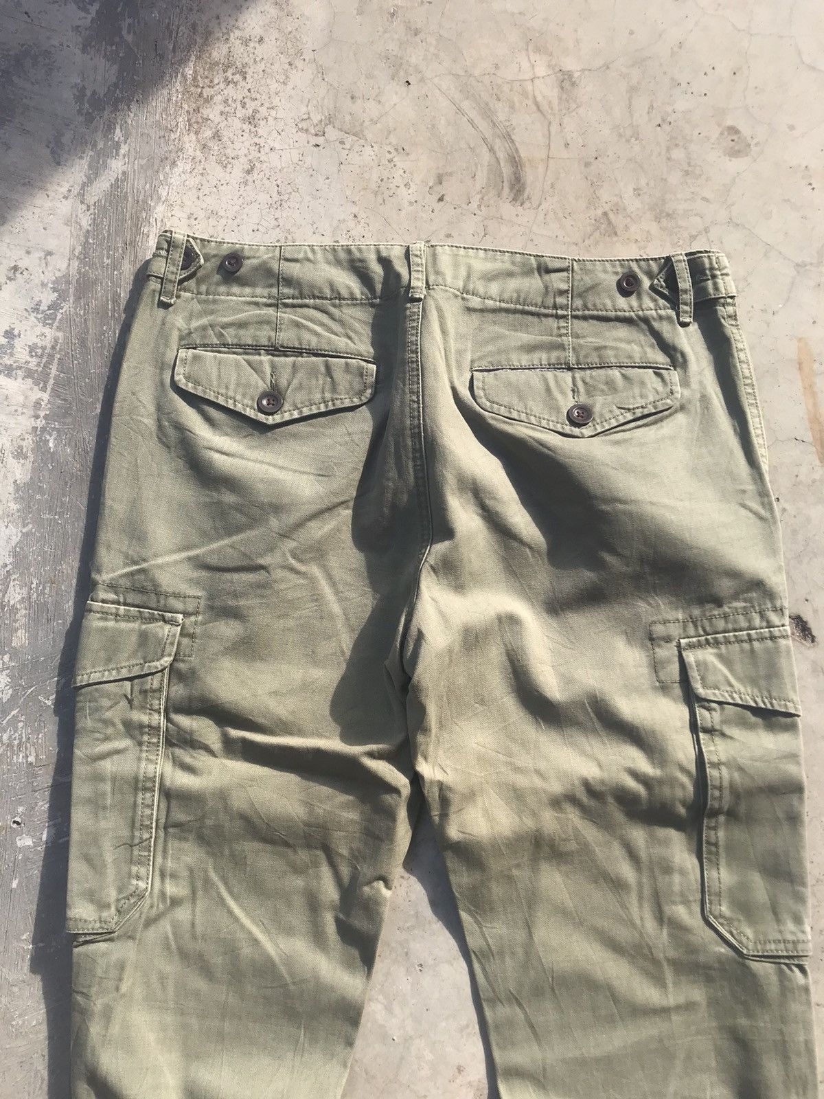 Japanese Brand Olive Old Navy Utility Cargo Pants W32 Size US 32 / EU 48 - 4 Thumbnail