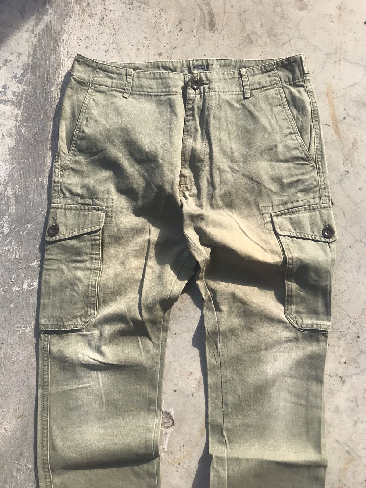 Japanese Brand Olive Old Navy Utility Cargo Pants W32 Size US 32 / EU 48 - 5 Thumbnail