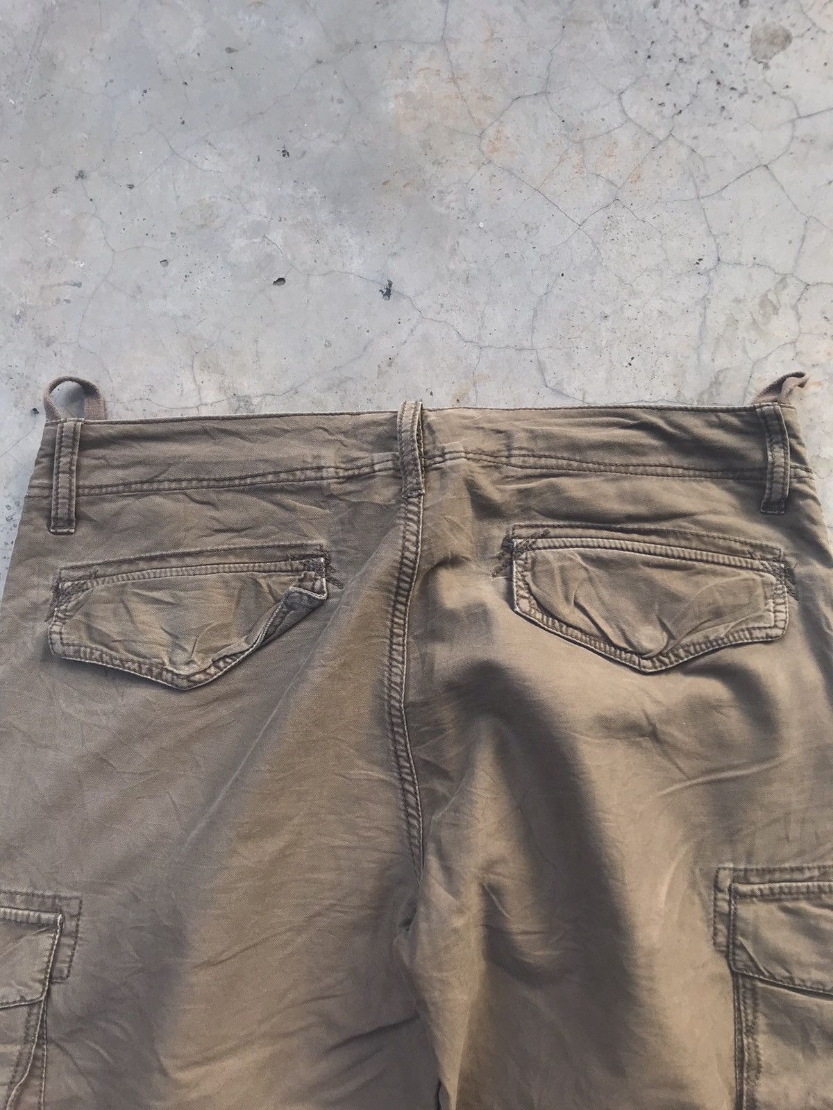 Japanese Brand Vintage Back Number Double Knee Tactical Cargo Pants W34 Size US 34 / EU 50 - 10 Thumbnail