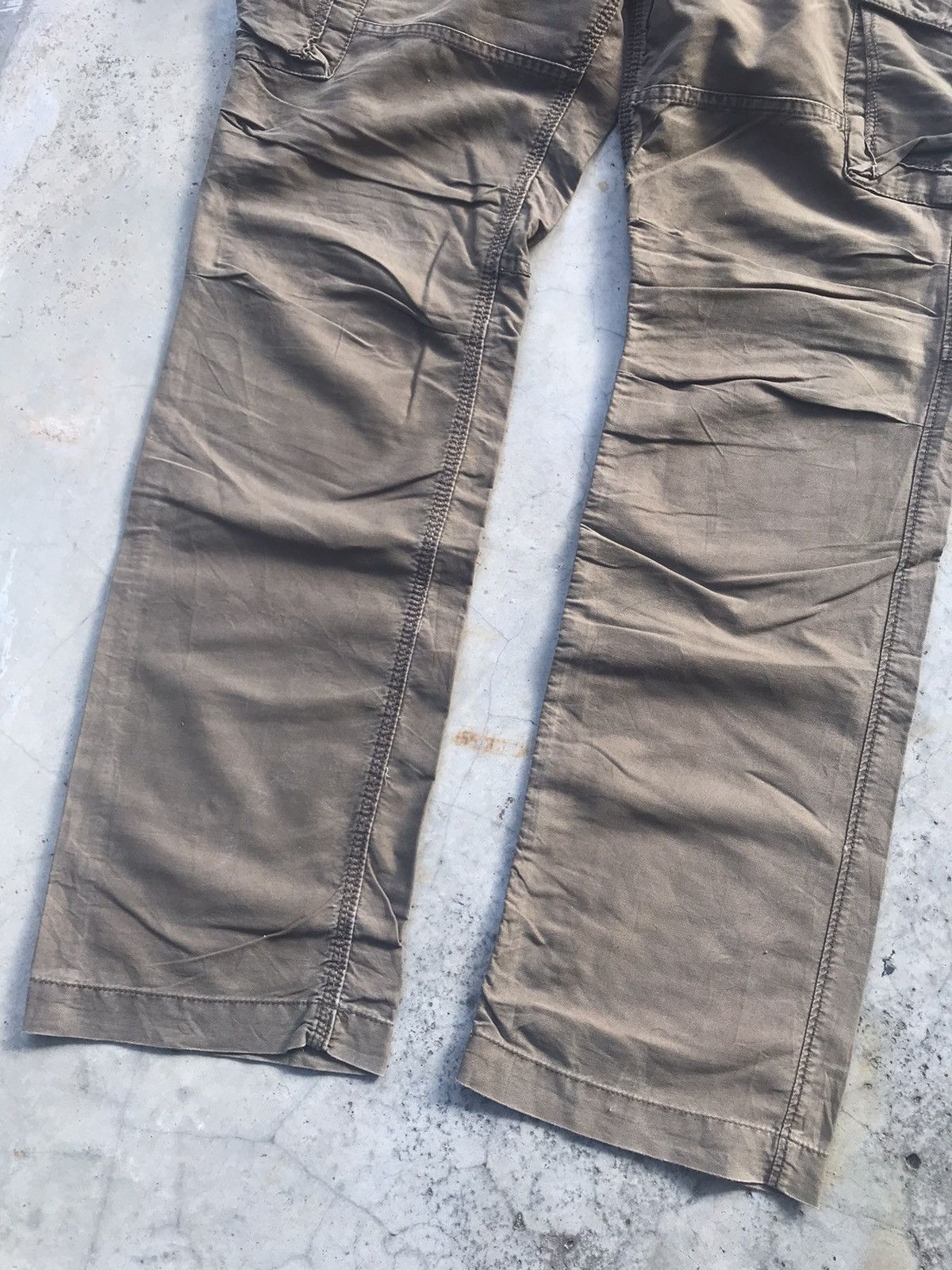 Japanese Brand Vintage Back Number Double Knee Tactical Cargo Pants W34 Size US 34 / EU 50 - 12 Thumbnail