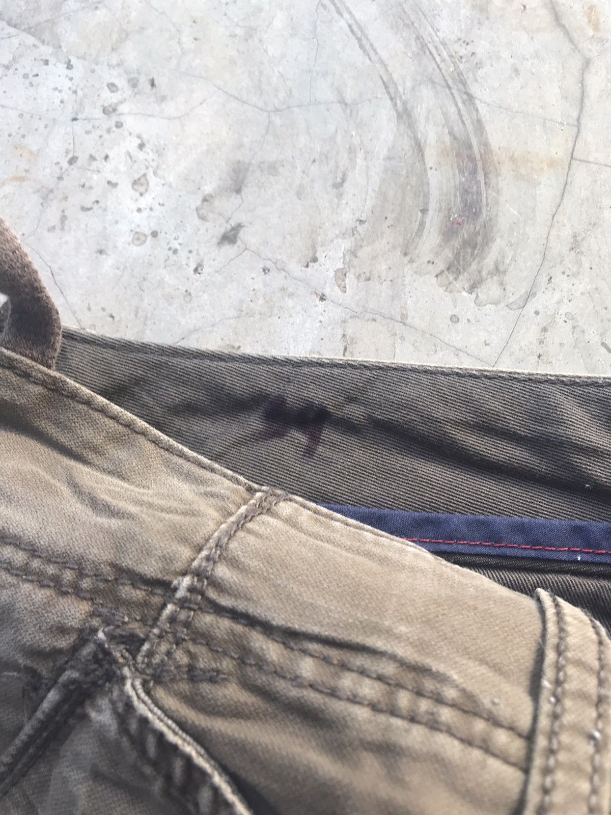 Japanese Brand Vintage Back Number Double Knee Tactical Cargo Pants W34 Size US 34 / EU 50 - 11 Thumbnail