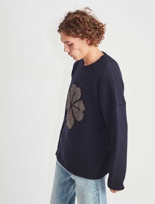 Our Legacy Our Legacy Popover Roundneck Lucky Clover Sweater | Grailed