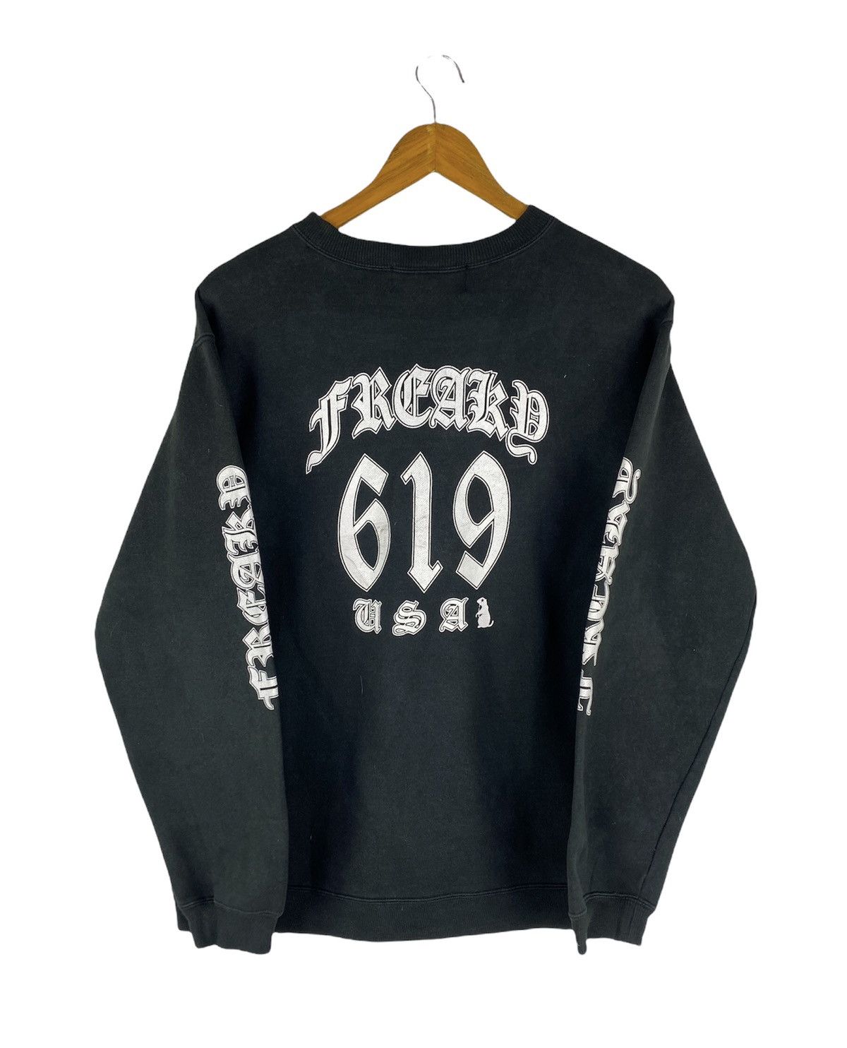 Other 🔥DHL SHIPPING🔥FREAKY USA 619 BIG LOGO SWEATSHIRT Size US M / EU 48-50 / 2 - 1 Thumbnail
