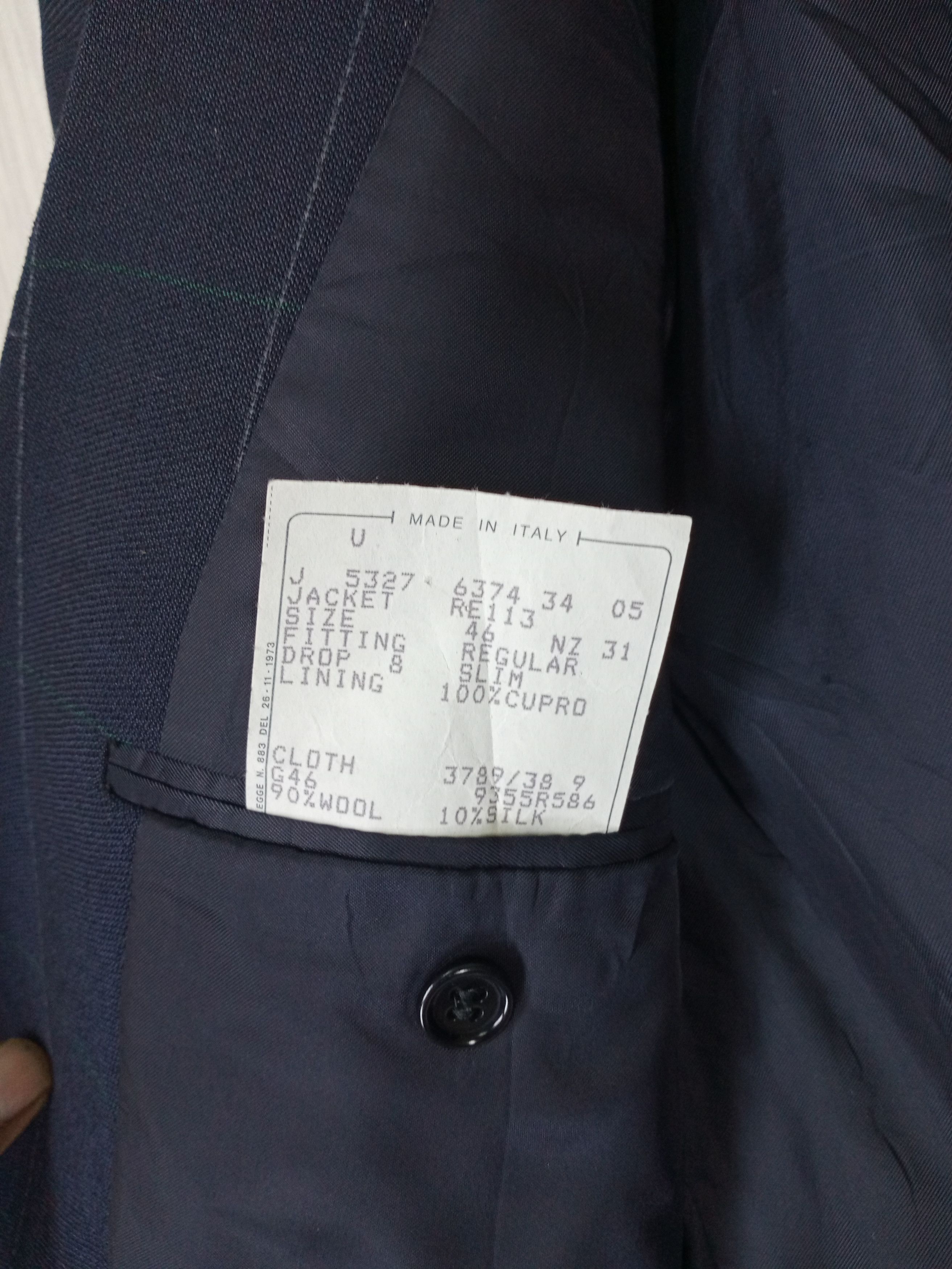 Cerruti 1881 Rare Vintage Cerruti 1881 Men 46 Wool+Silk Blazer Size 46S - 5 Thumbnail