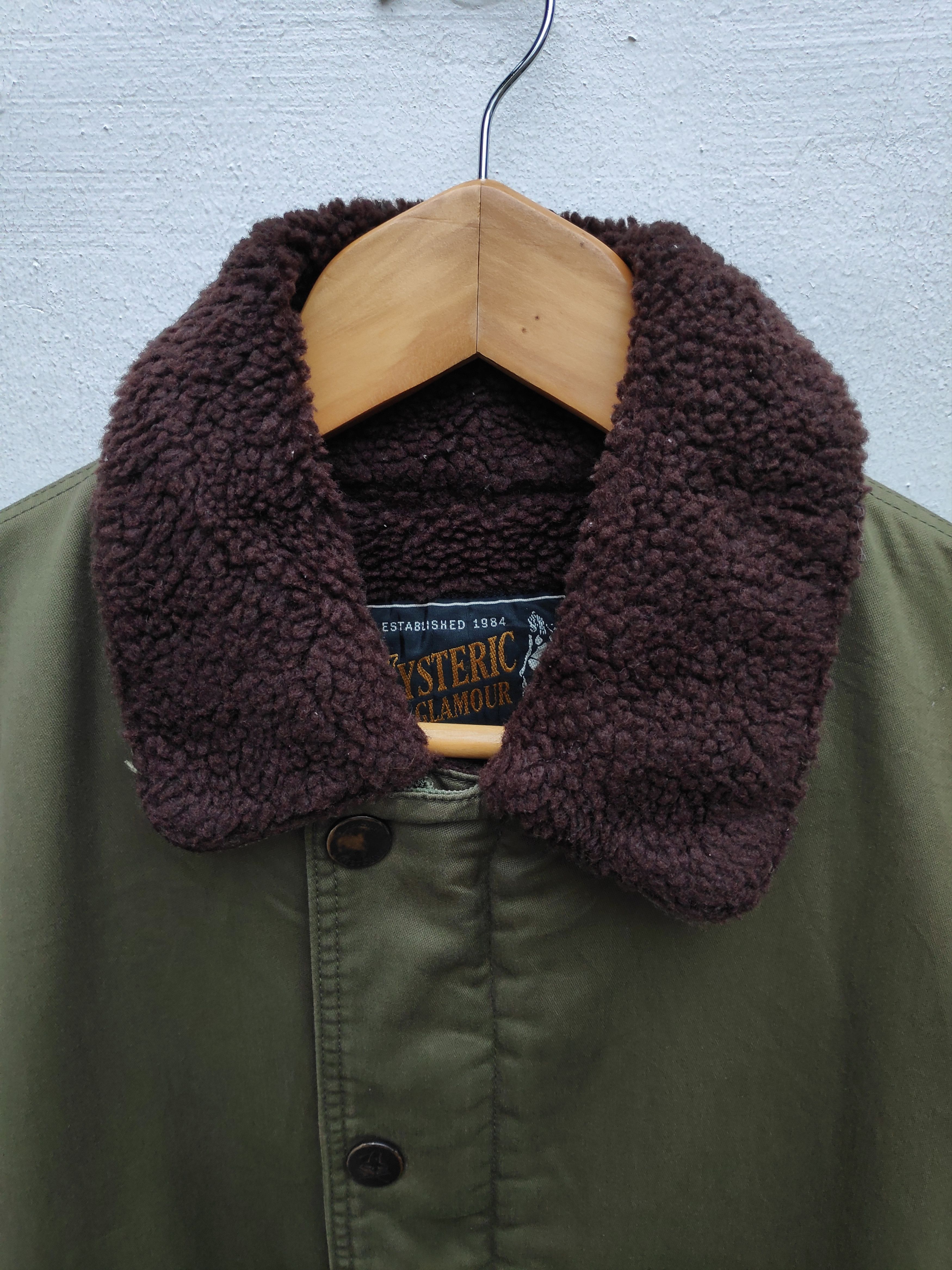 Hysteric Glamour Hysteric Glamour Kinky Sheepskin Lining Military Jacket Size US M / EU 48-50 / 2 - 6 Thumbnail