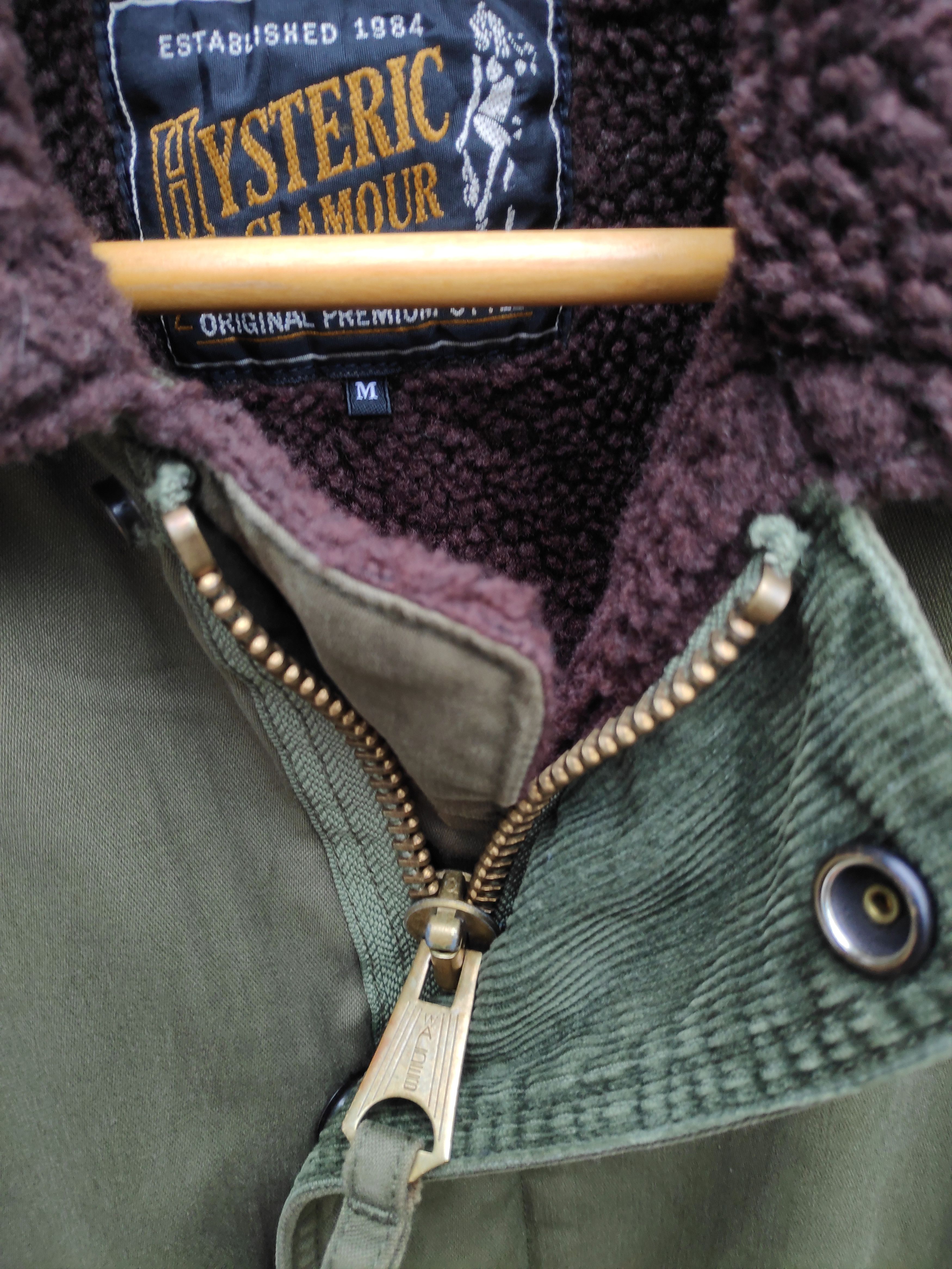 Hysteric Glamour Hysteric Glamour Kinky Sheepskin Lining Military Jacket Size US M / EU 48-50 / 2 - 4 Thumbnail