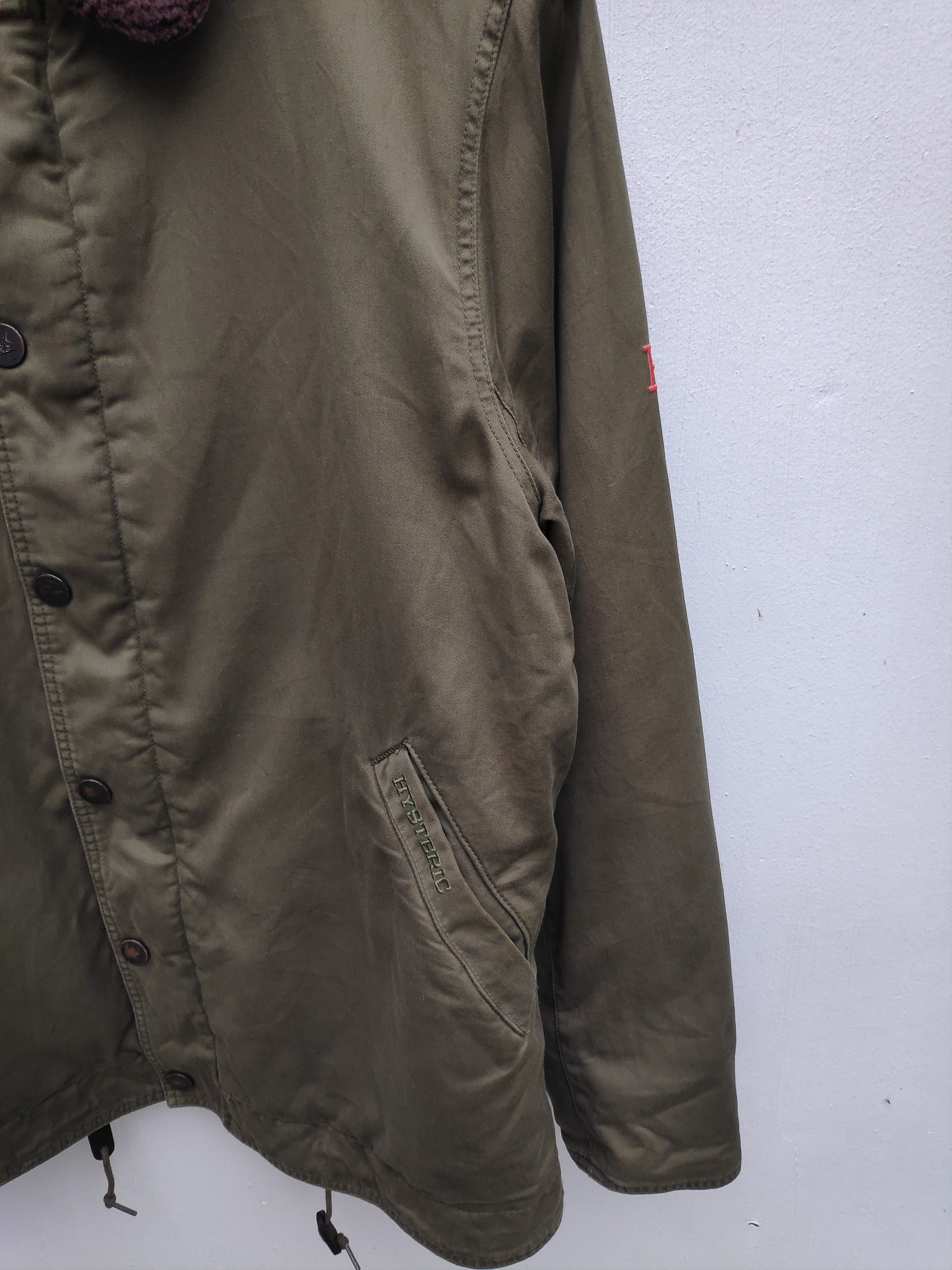 Hysteric Glamour Hysteric Glamour Kinky Sheepskin Lining Military Jacket Size US M / EU 48-50 / 2 - 8 Thumbnail