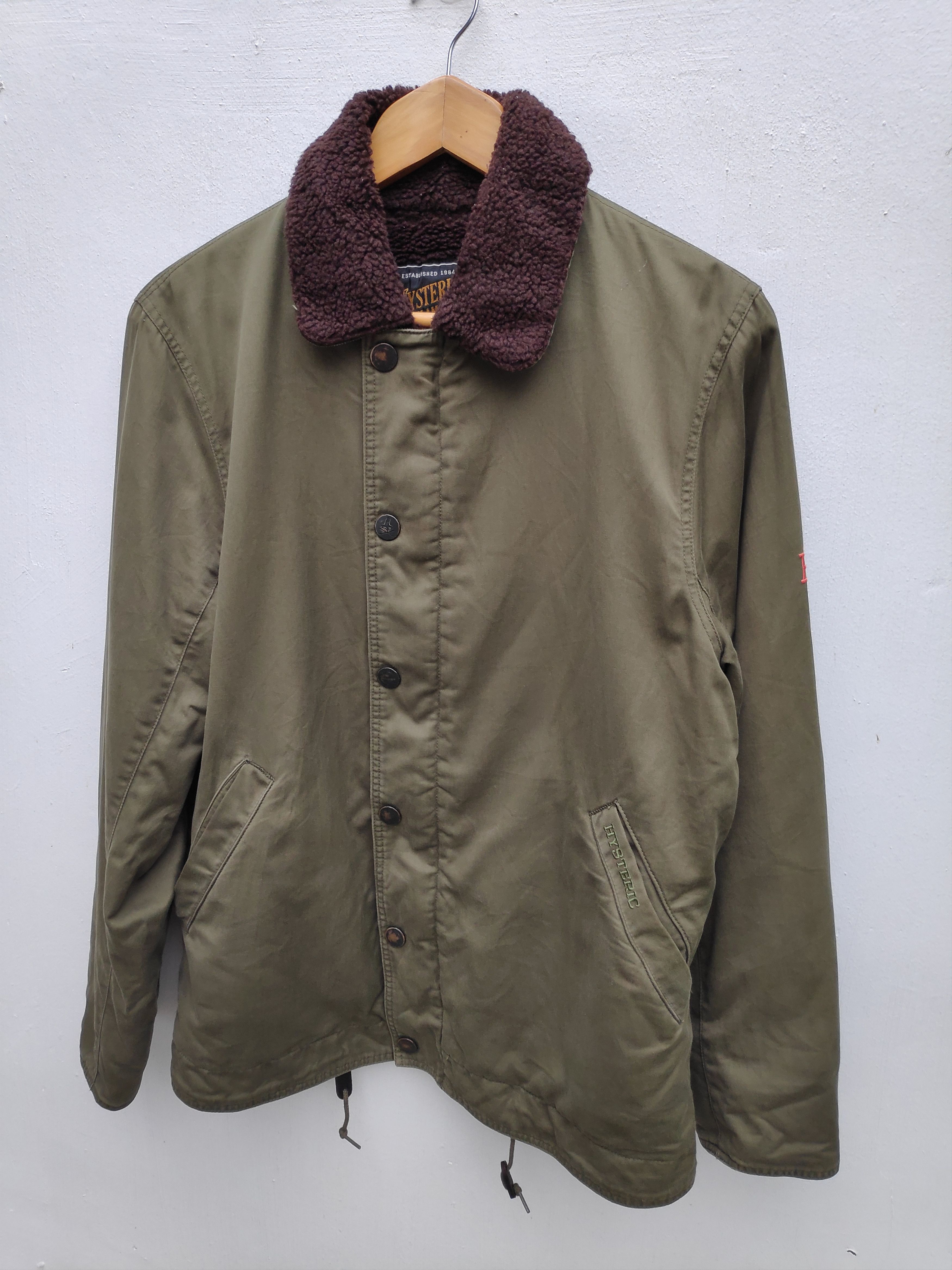 Hysteric Glamour Hysteric Glamour Kinky Sheepskin Lining Military Jacket Size US M / EU 48-50 / 2 - 2 Thumbnail