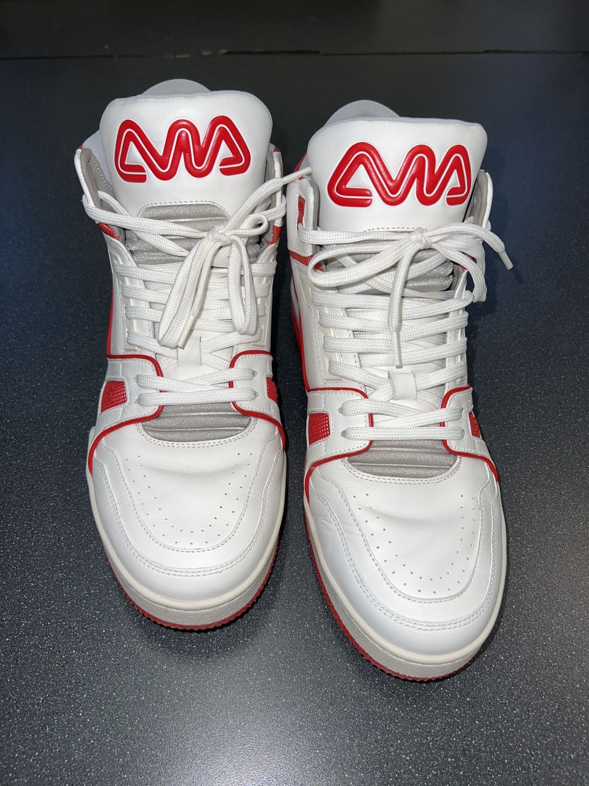 Louis Vuitton × Virgil Abloh LV TRAINER SNEAKER MID-TOP Size US 8.5 / EU 41-42 - 5 Thumbnail