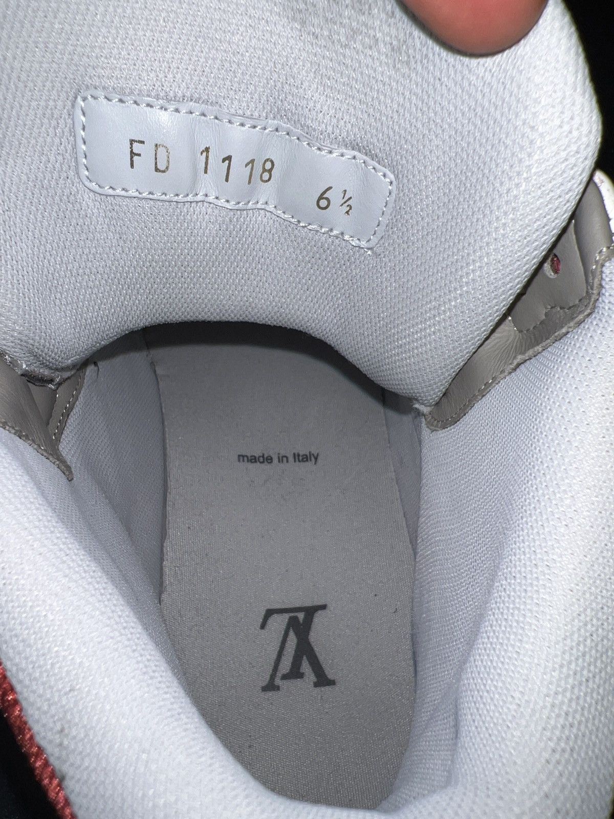 Louis Vuitton × Virgil Abloh LV TRAINER SNEAKER MID-TOP Size US 8.5 / EU 41-42 - 3 Thumbnail