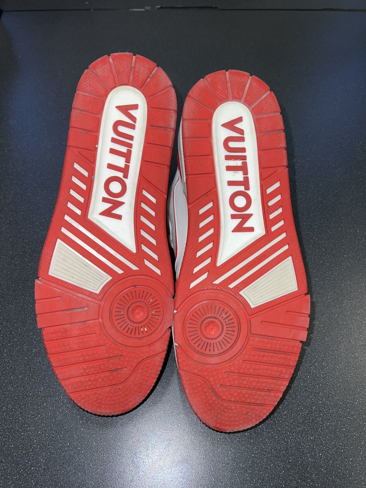 Louis Vuitton × Virgil Abloh LV TRAINER SNEAKER MID-TOP Size US 8.5 / EU 41-42 - 2 Thumbnail