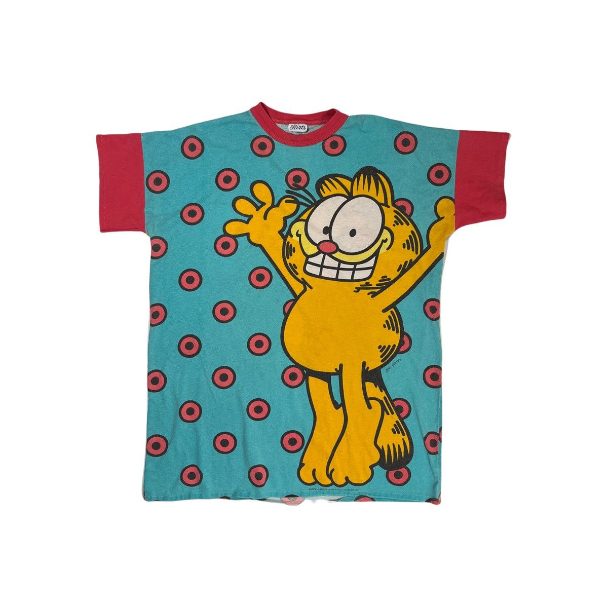 Vintage 80s Garfield Sleep Shirt Size US L / EU 52-54 / 3 - 1 Preview