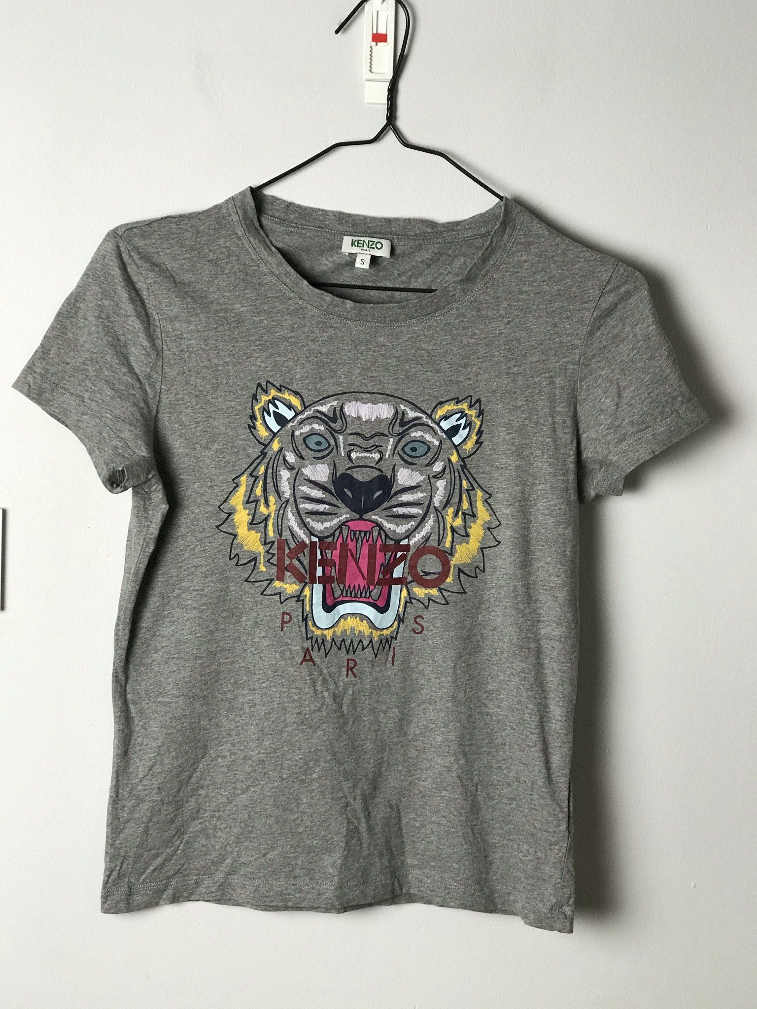 Kenzo Kenzo Paris t-shirt tiger printed Size US S / EU 44-46 / 1 - 1 Thumbnail