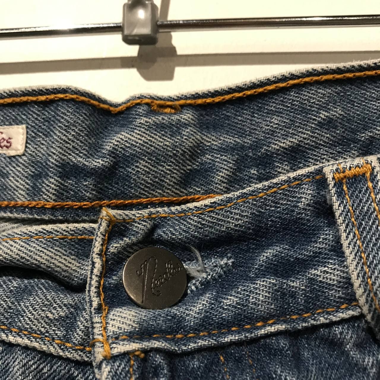 Needles Light Blue Deconstructed J Cut Denim Cotton Jeans Size US 34 / EU 50 - 7 Thumbnail