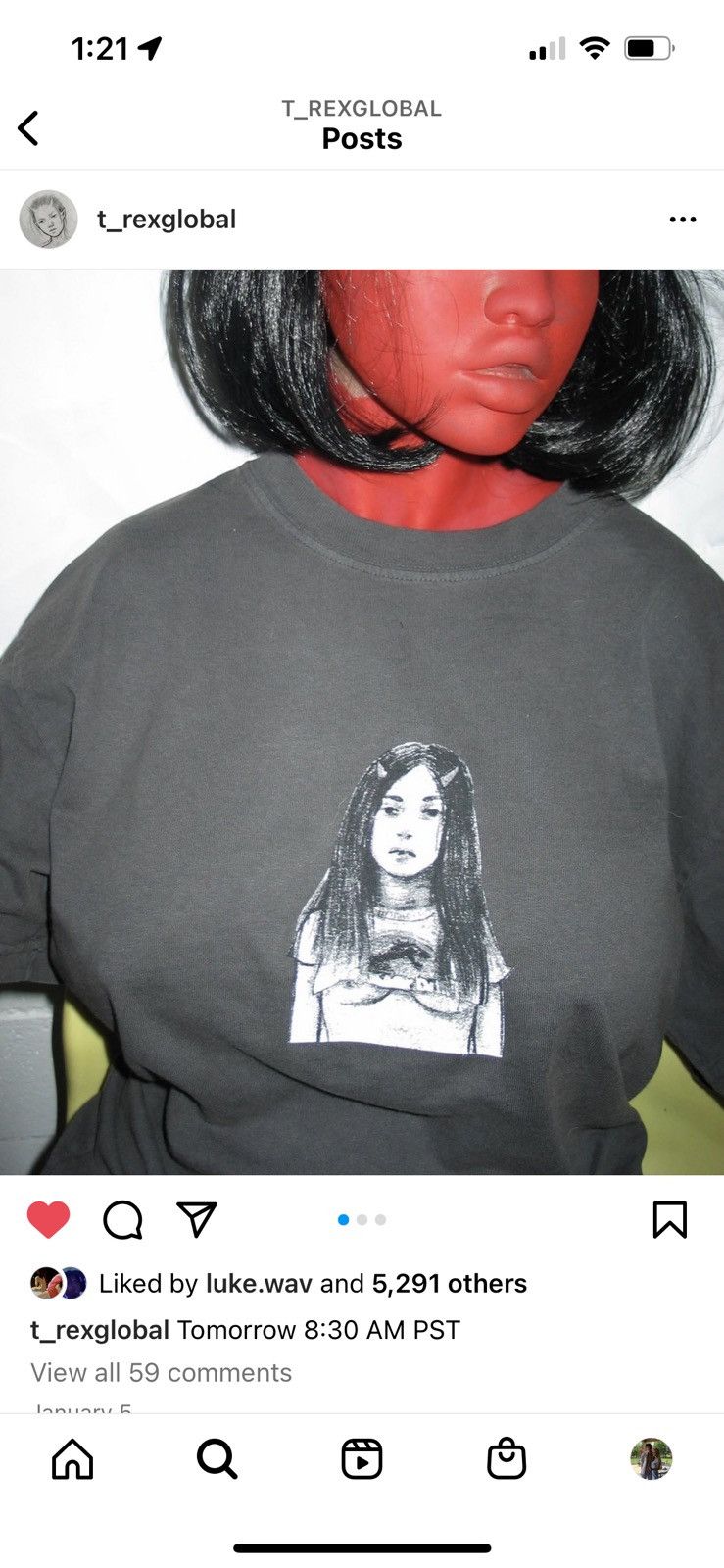 Other T-REX Global Jurassic Girl Tee Size US L / EU 52-54 / 3 - 3 Thumbnail