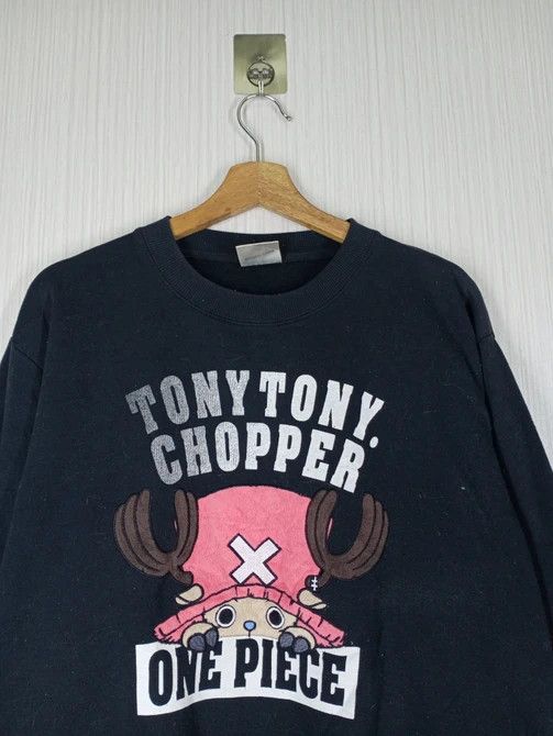 One Piece VINTAGE TONY TONY CHOPPER ONE PIECE SWEATSHIRT Size US L / EU 52-54 / 3 - 2 Thumbnail