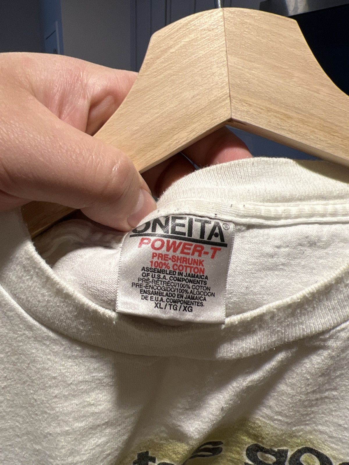 Vintage VERY RARE Vintage Bill Clinton Monica Lewinsky Tee Size US XL / EU 56 / 4 - 4 Thumbnail