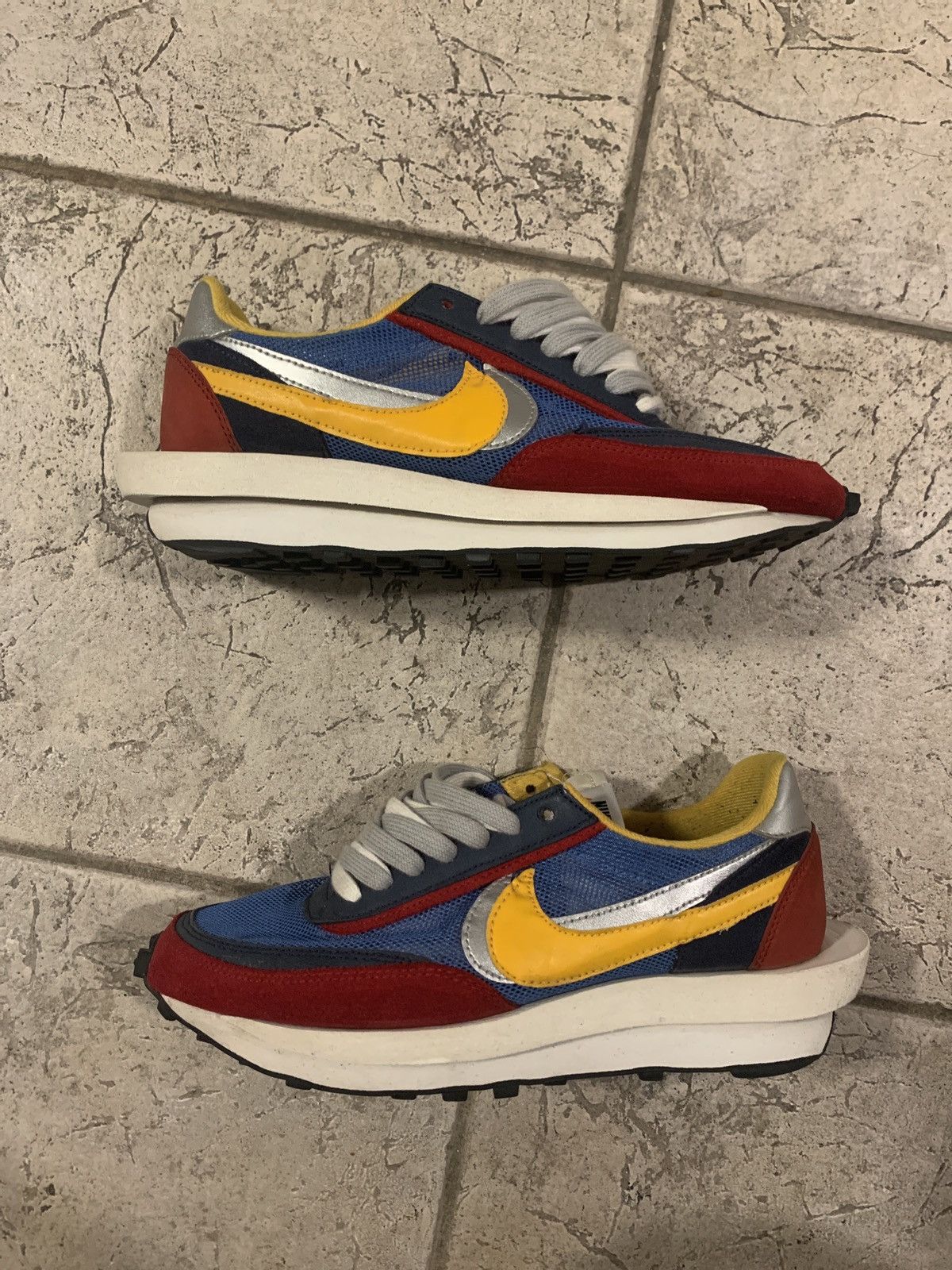 image of Nike x Sacai Ldv Waffle Blue/red 2019 Shoes, Men's (Size 8.5)