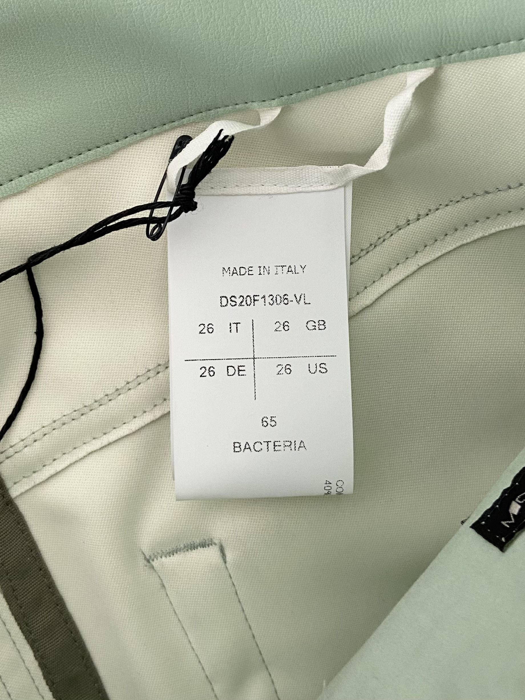 Rick Owens A/W 2020 Leather Tyrone Pants, new (Mint, Bacteria, Vegan) Size US 28 / EU 44 - 7 Thumbnail