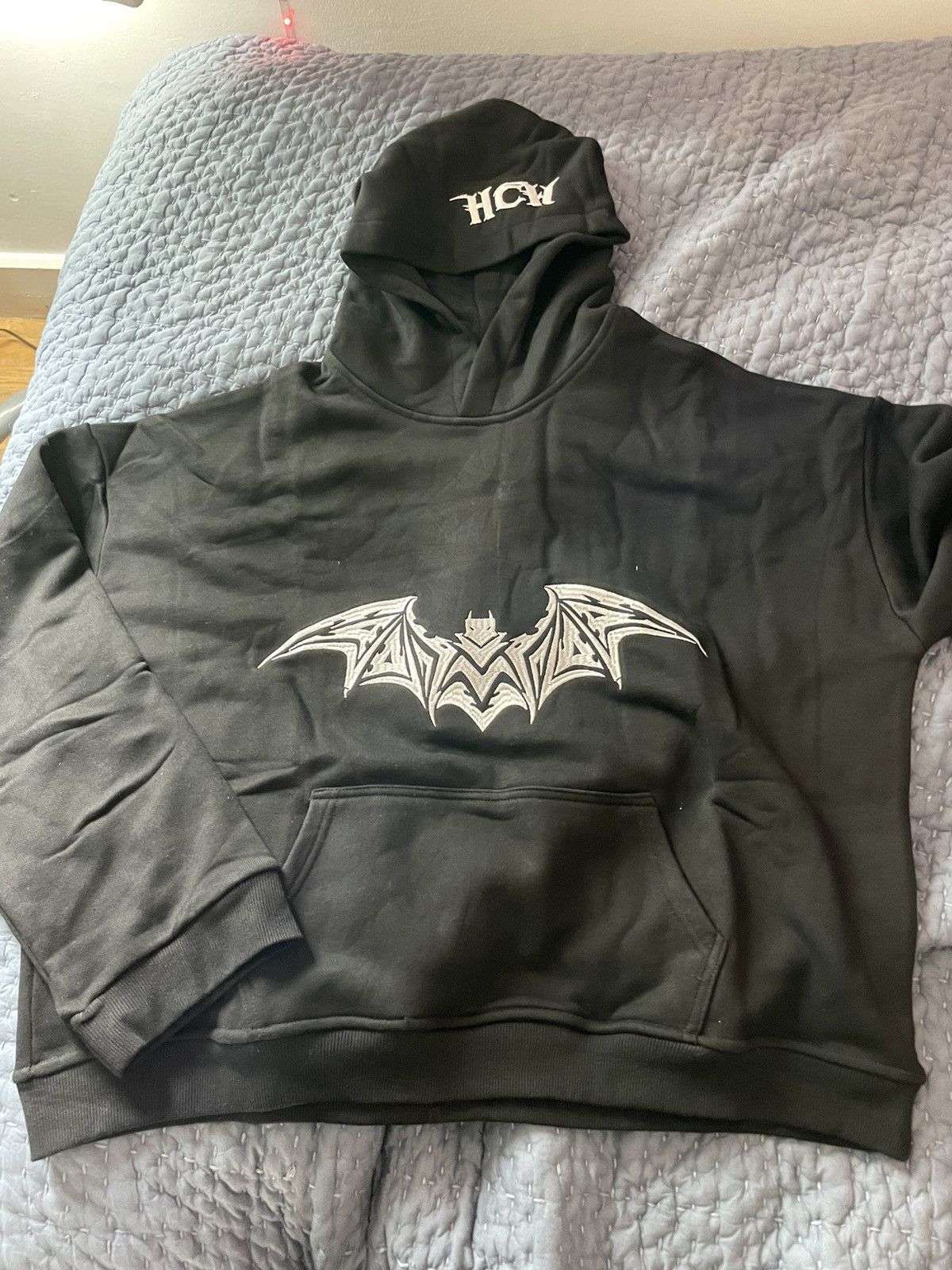 Designer Heaven Can Wait Batwing hoodie Size US L / EU 52-54 / 3 - 6 Thumbnail