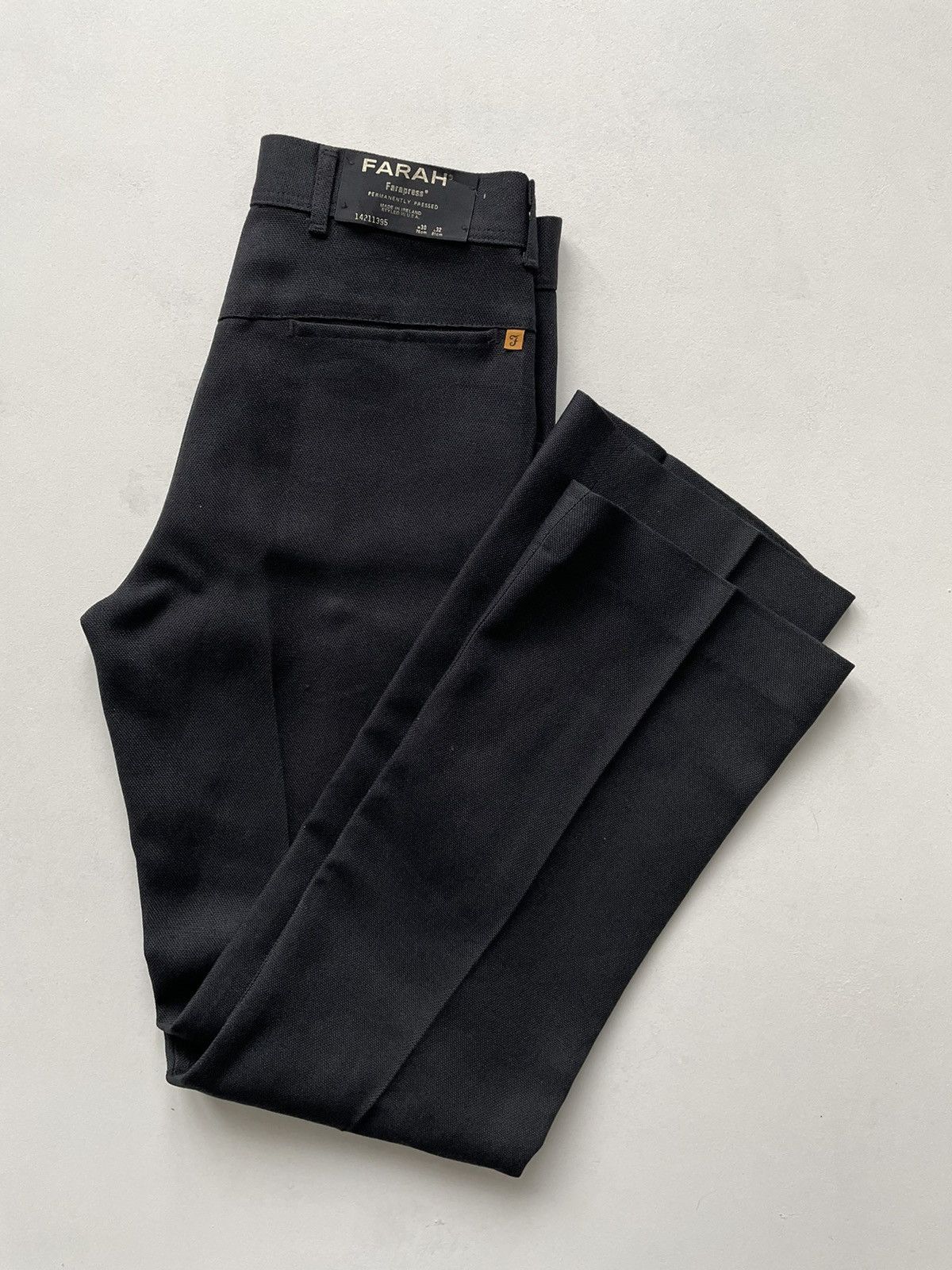 Vintage Vintage 90s farah farapress straight fit flared pant Size US 29 - 1 Thumbnail