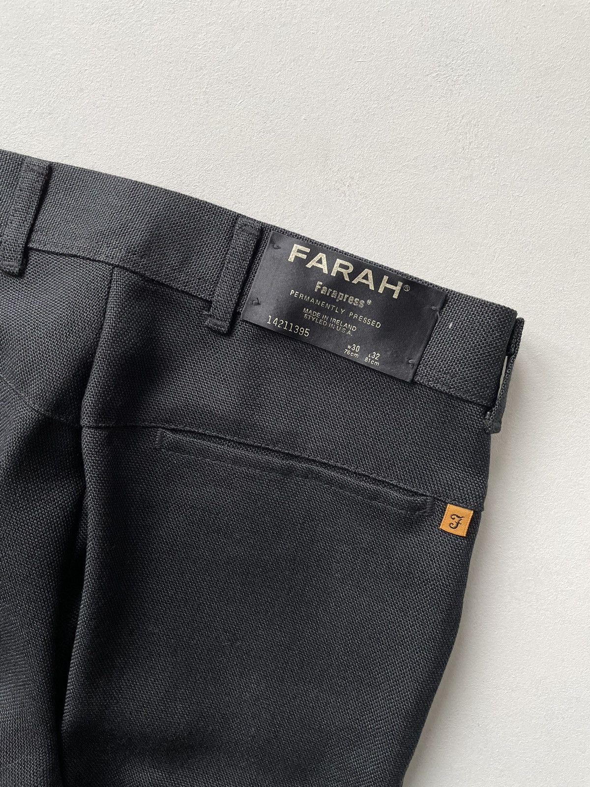 Vintage Vintage 90s farah farapress straight fit flared pant Size US 29 - 6 Thumbnail