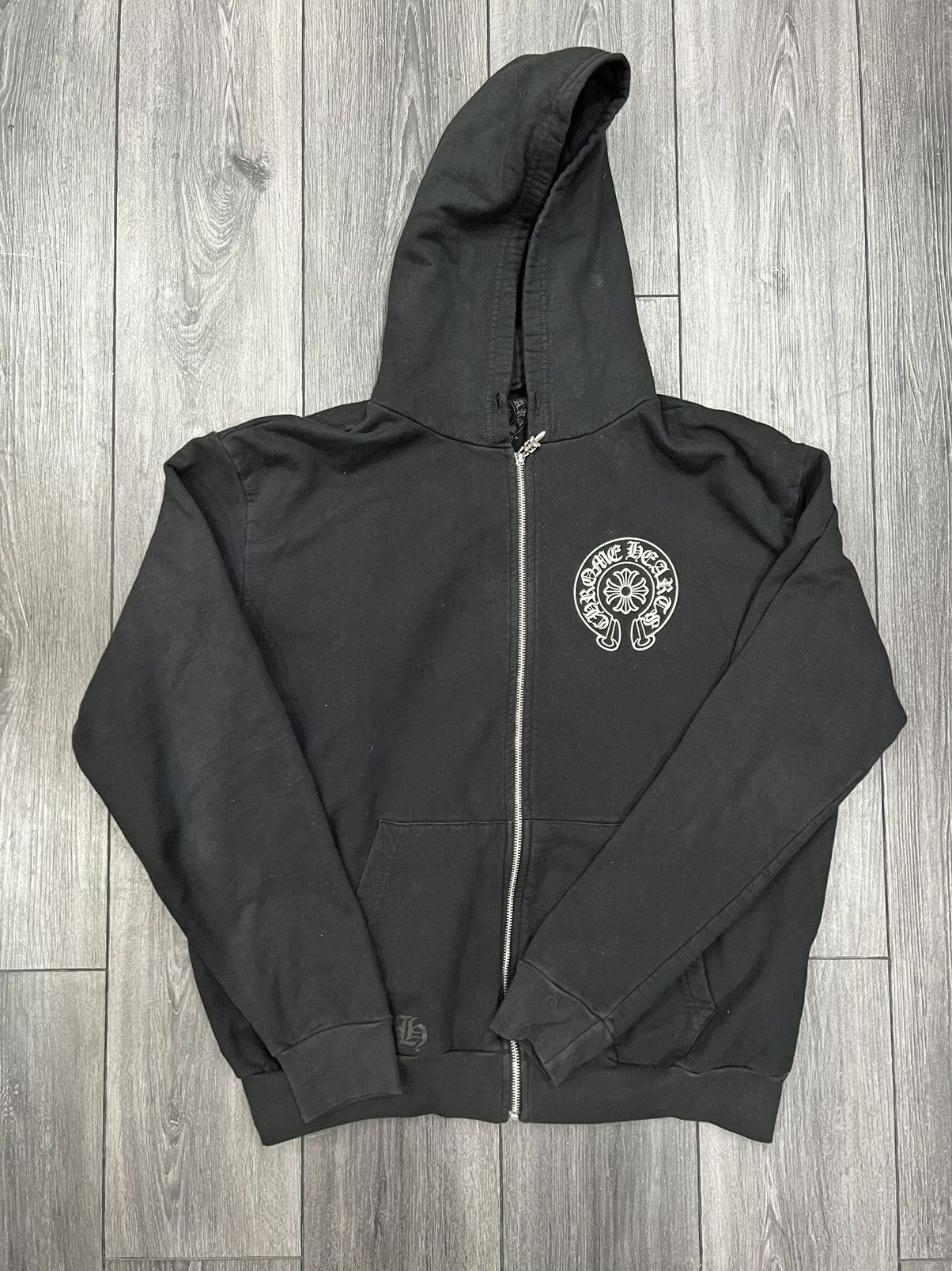 Chrome Hearts Chrome Hearts Los Angeles Black Zip Up Hoodie Size L ...