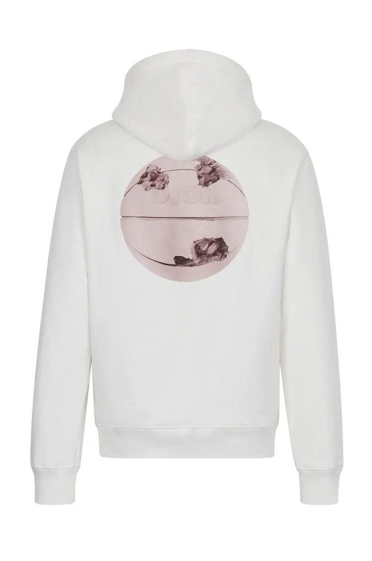 Daniel Arsham Dior Dior x Daniel Arsham White Basketball Hoodie Grailed