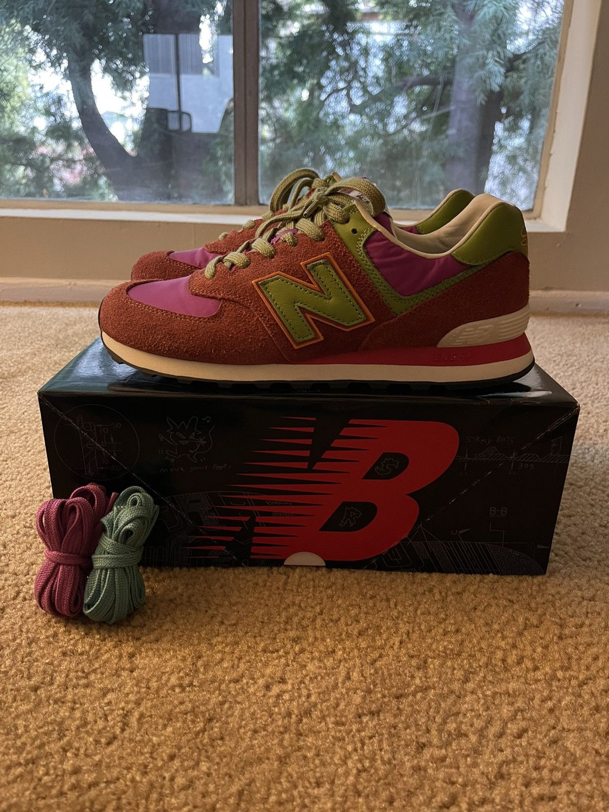 New Balance × Stray Rats New balance x stray rats 574 | Grailed