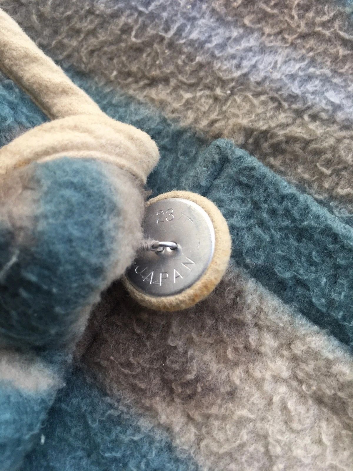 Designer 📌Vintage Aqua Harmony Coat Fleece Stripe X Cardigans Size US L / EU 52-54 / 3 - 4 Thumbnail