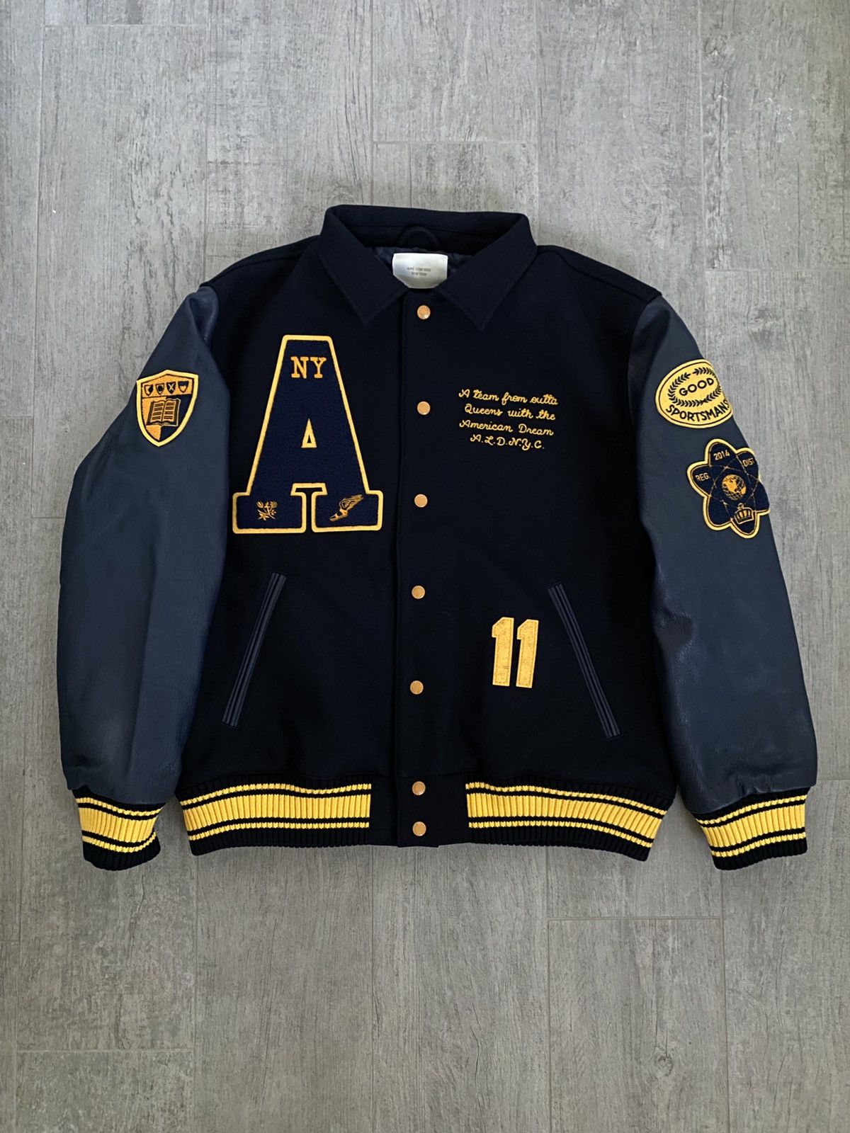 Aime Leon Dore ♟ Aime Leon Dore Triboro Chess Club Varsity Jacket
