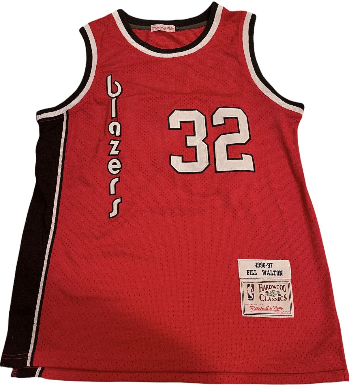 Mitchell & Ness Bill Walton Hardwood Classics Trailblazers Basketball ...