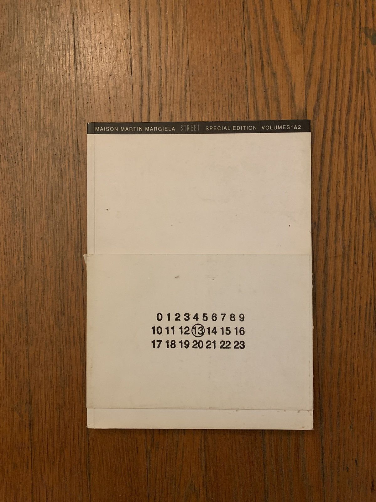 Maison Margiela Maison Margiela cream 09 magazine book | Grailed
