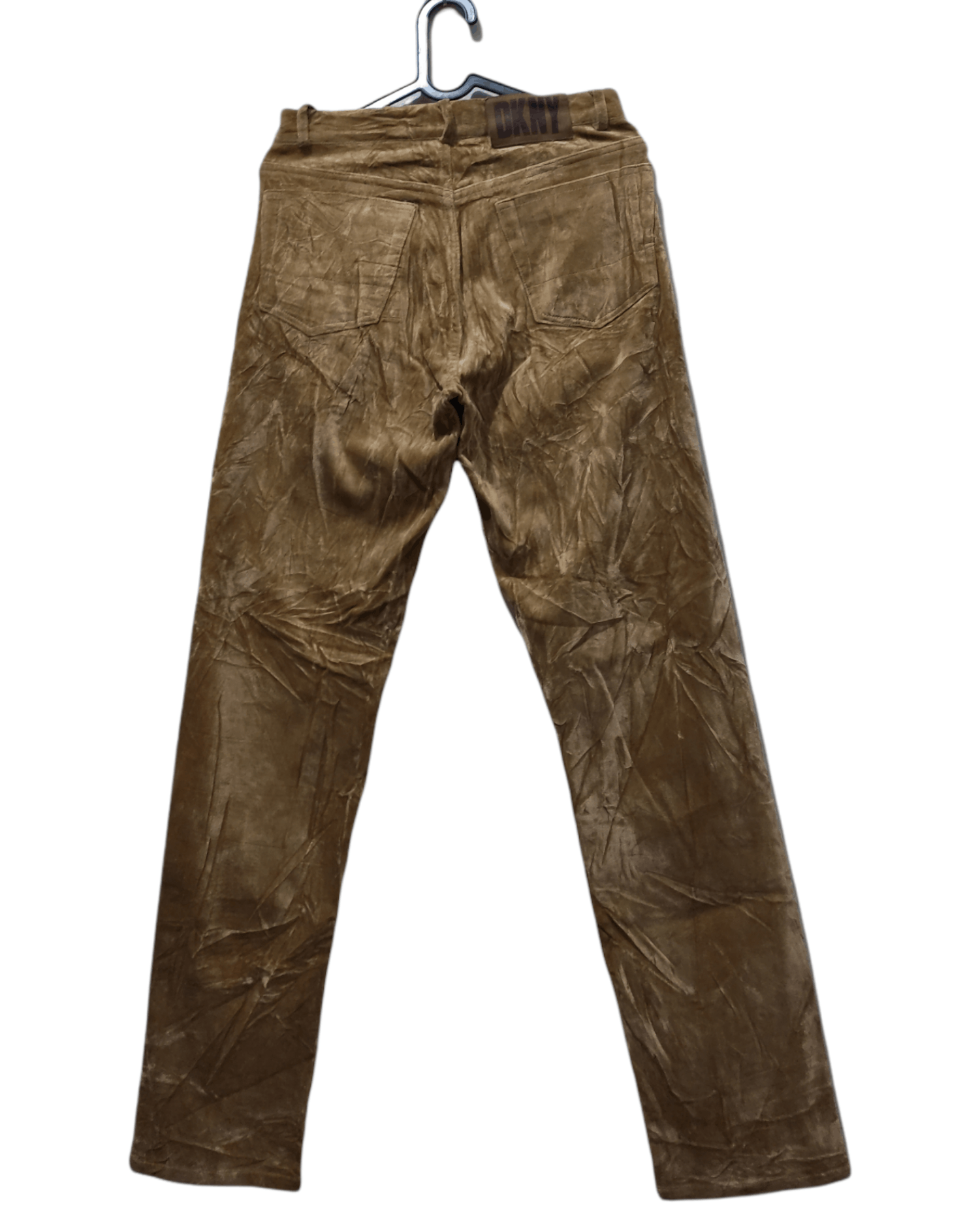 DKNY × Donna Karan × Vintage 90s vintage DKNY Khakis Velvet pants Size US 30 / EU 46 - 2 Thumbnail
