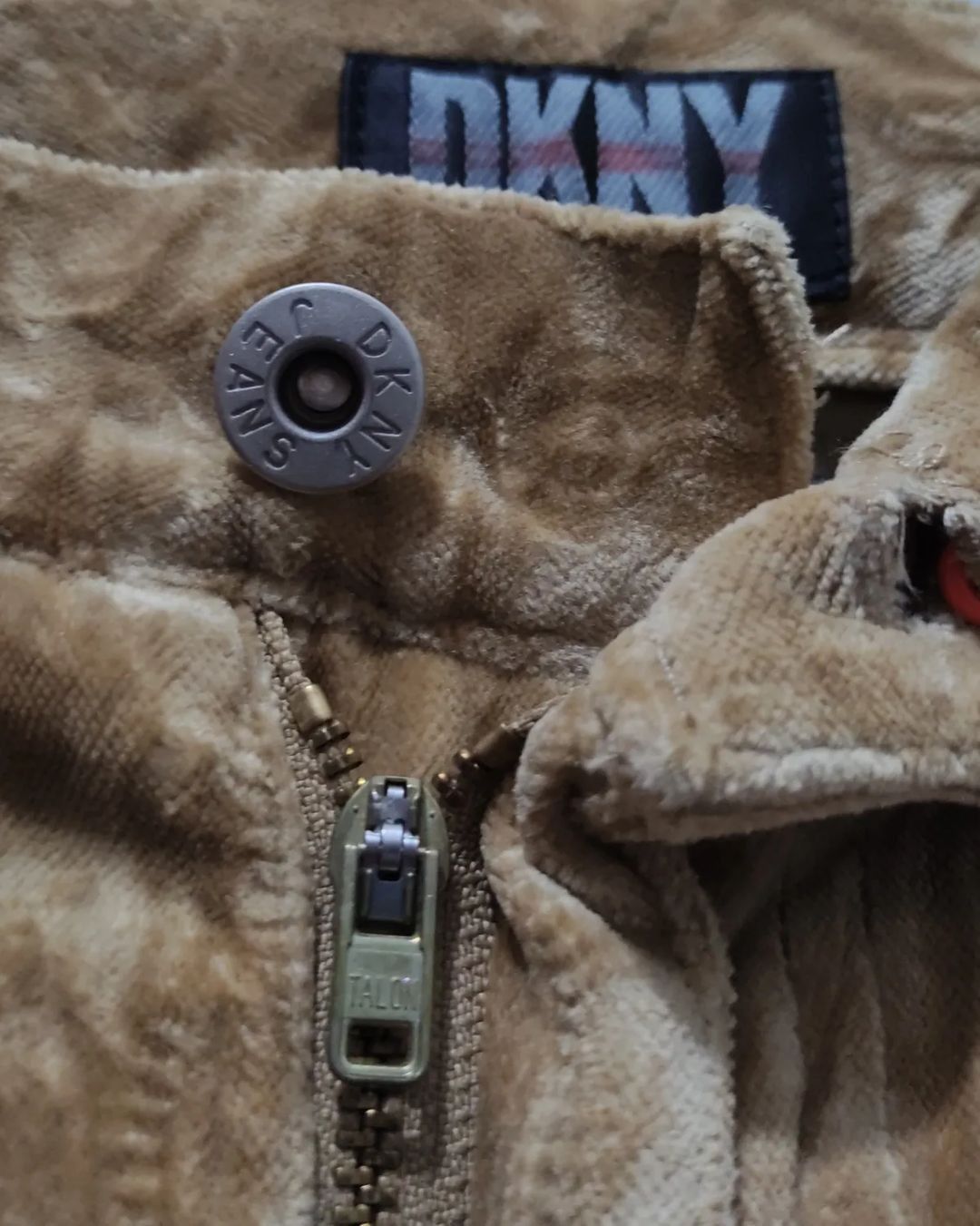 DKNY × Donna Karan × Vintage 90s vintage DKNY Khakis Velvet pants Size US 30 / EU 46 - 7 Thumbnail