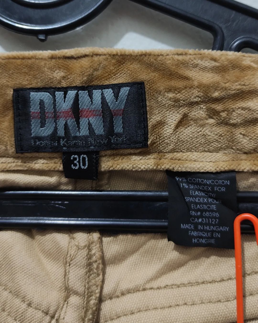 DKNY × Donna Karan × Vintage 90s vintage DKNY Khakis Velvet pants Size US 30 / EU 46 - 10 Thumbnail