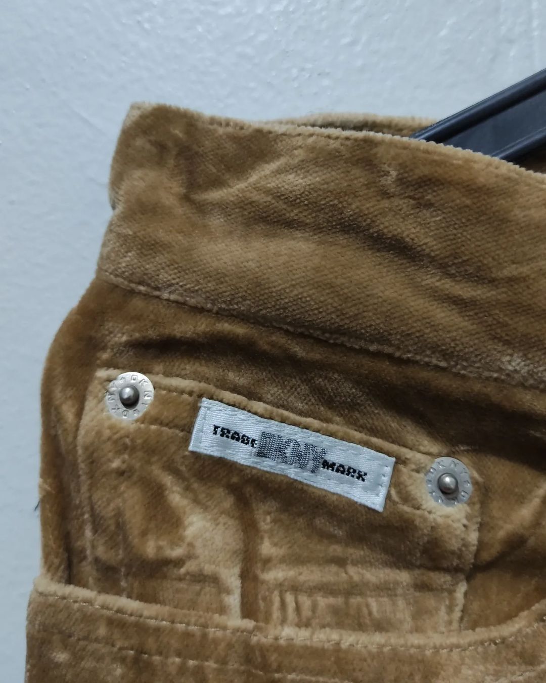 DKNY × Donna Karan × Vintage 90s vintage DKNY Khakis Velvet pants Size US 30 / EU 46 - 5 Thumbnail