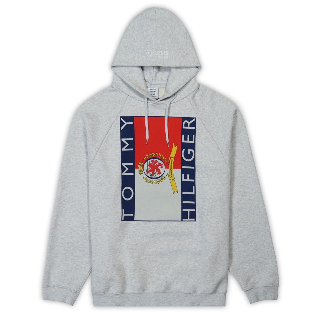 VETEMENTS x TOMMY HILFIGER — Oversized Raglan Hoodie