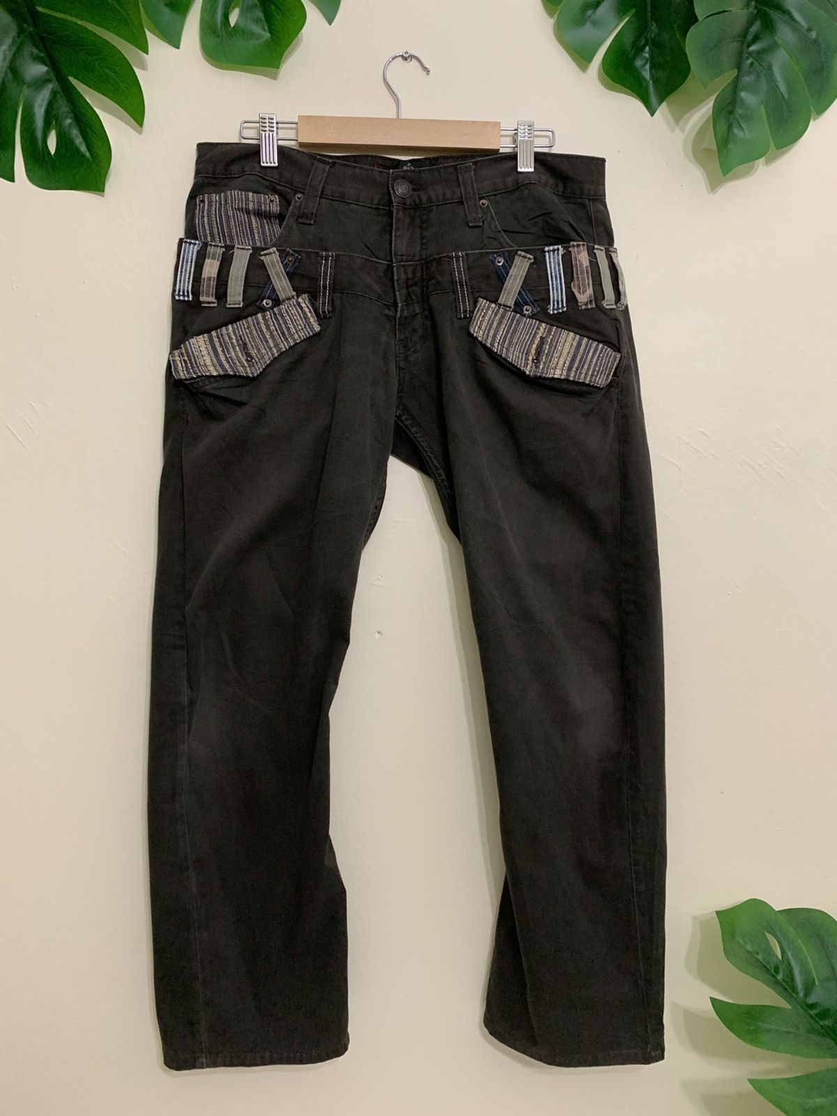 Japanese Brand × Vintage Special Design 🔥💥 Dominate Handcrafted Jeans Size US 33 - 9 Thumbnail