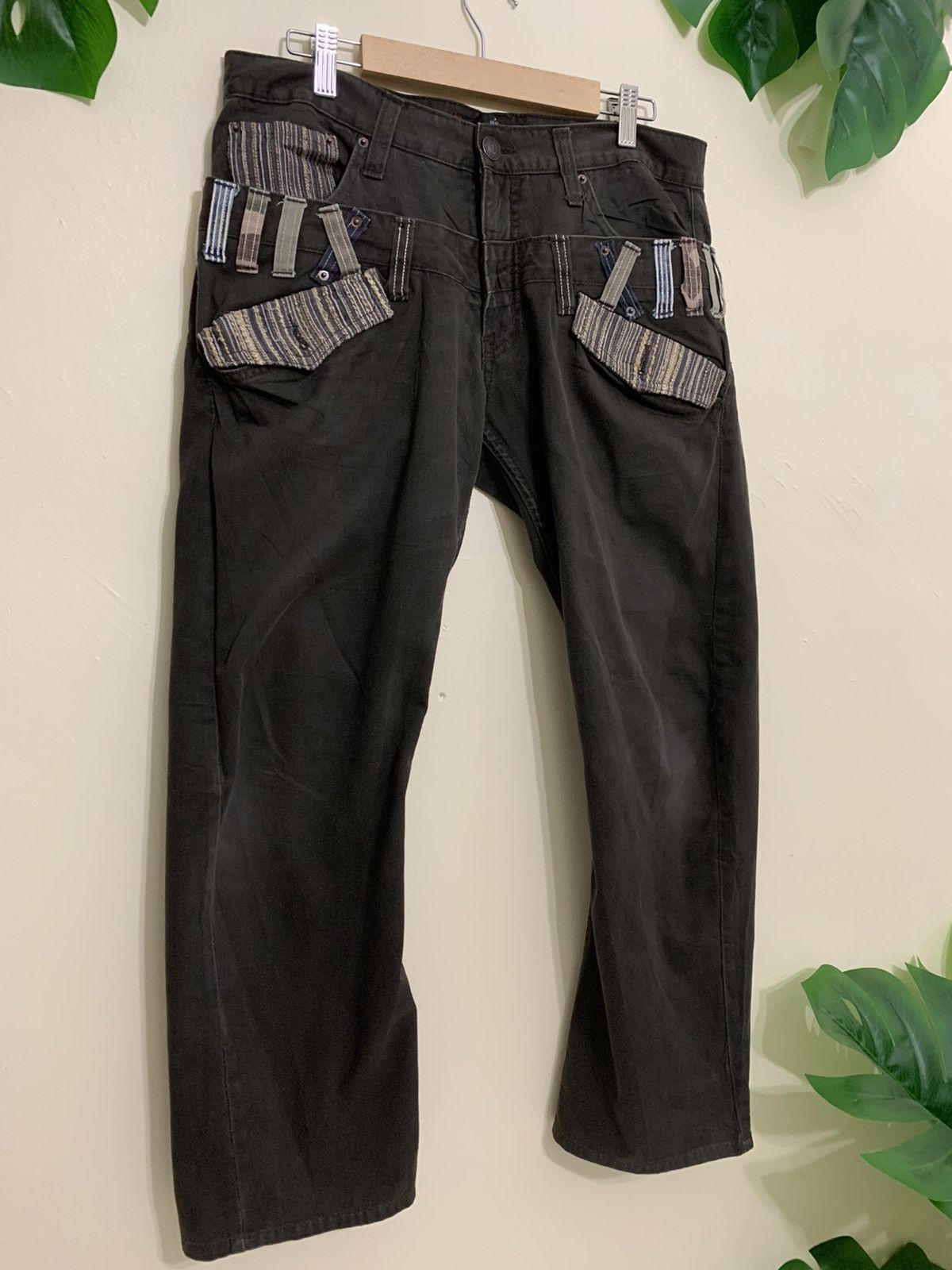 Japanese Brand × Vintage Special Design 🔥💥 Dominate Handcrafted Jeans Size US 33 - 10 Thumbnail