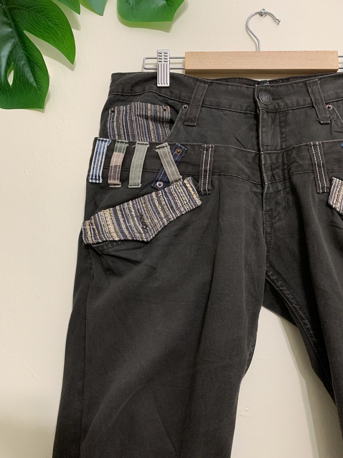Japanese Brand × Vintage Special Design 🔥💥 Dominate Handcrafted Jeans Size US 33 - 11 Thumbnail