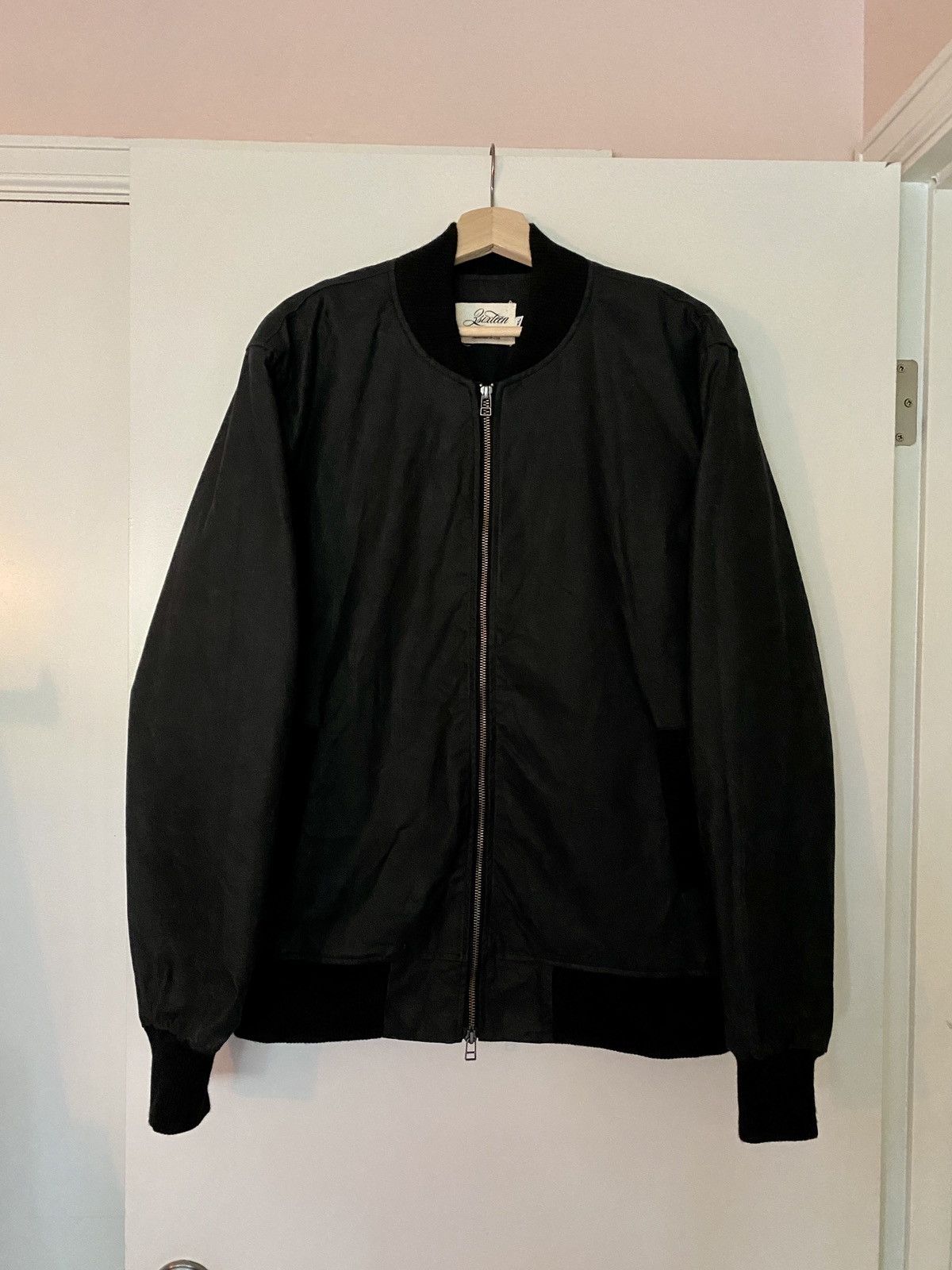 3sixteen stadium jacket black