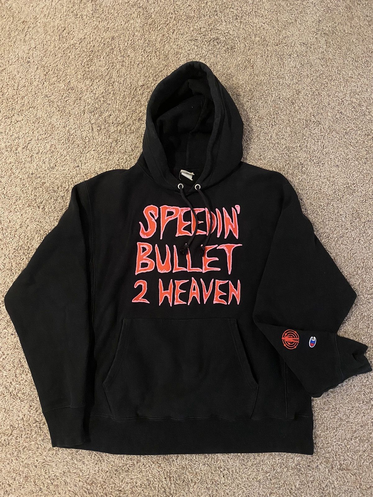 Kid cudi speedin 2025 bullet to heaven hoodie