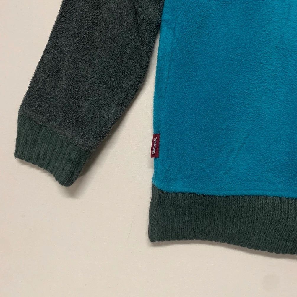 Spalding × Vintage 90’s Vintage Spalding Zip Ups Fleece Sweater Size US M / EU 48-50 / 2 - 9 Thumbnail